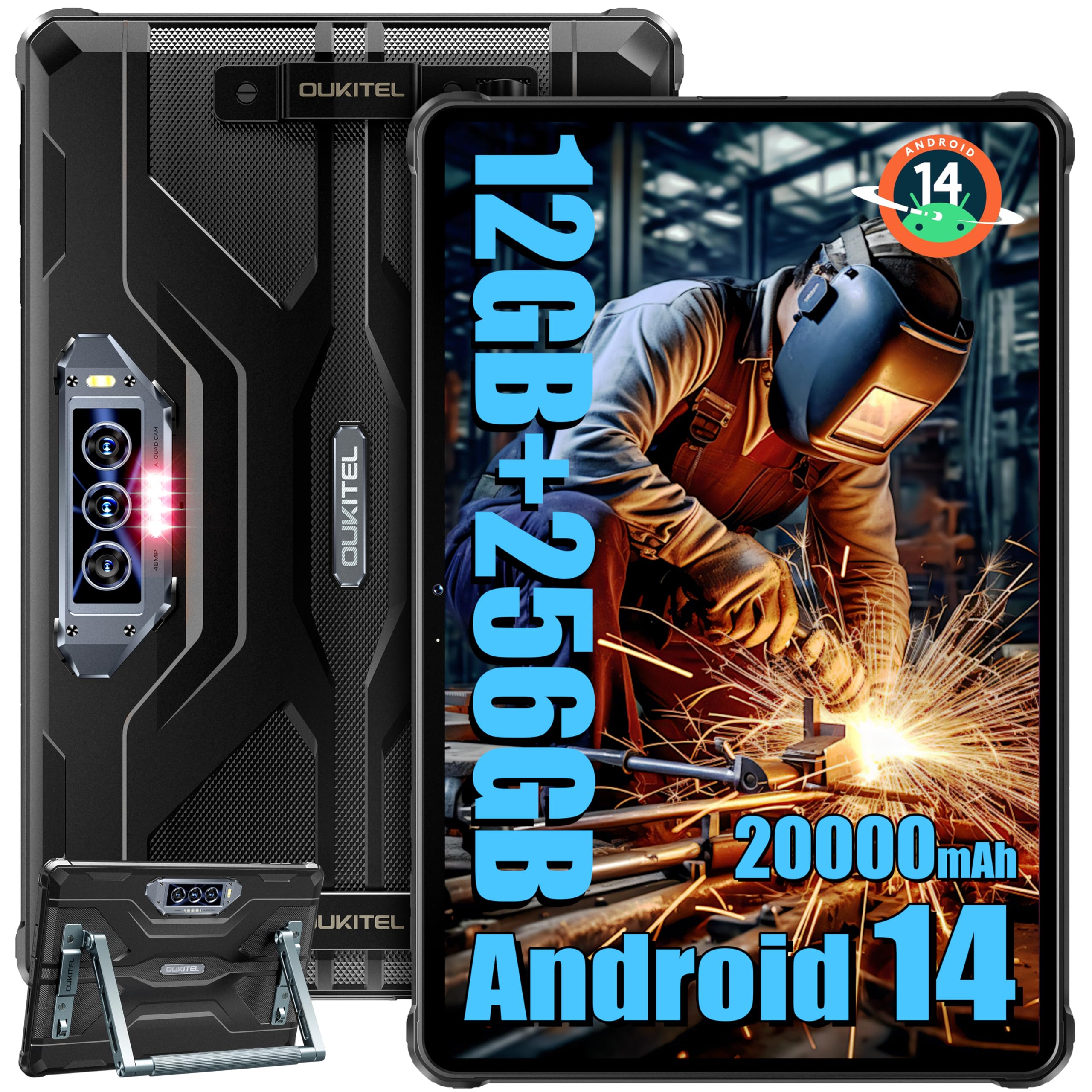 Amazon.com : OUKITEL RT8 Android 14 Rugged Tablet - 11 inch Octa