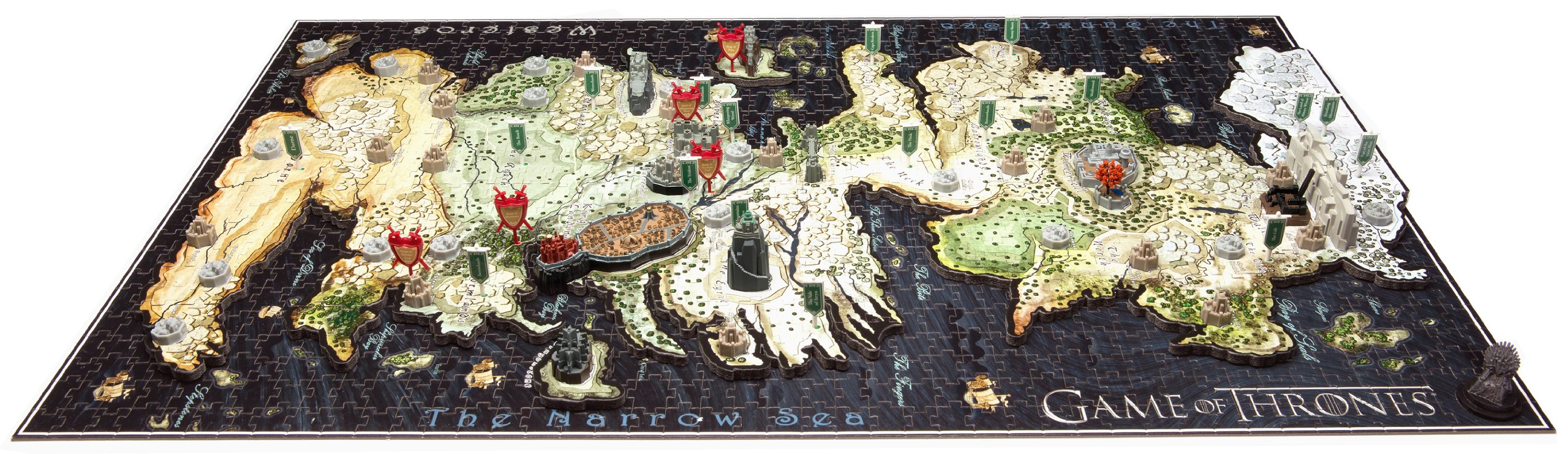 Amazon.com: 4D Cityscape Game of Thrones (GOT) 3D Mini Puzzle of