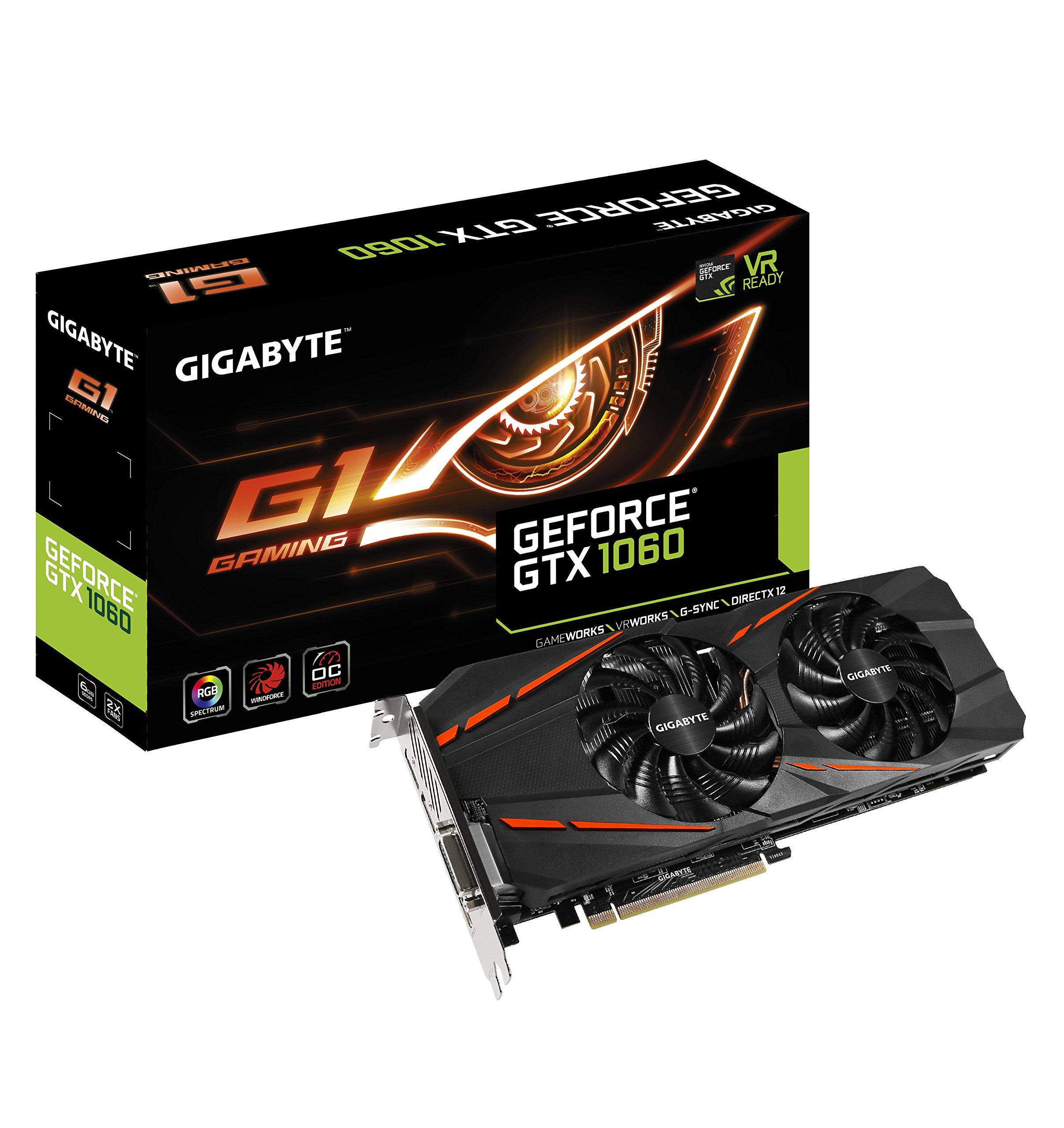 Amazon | GIGABYTE ビデオカード GEFORCE GTX 1060搭載 G1 Gaming