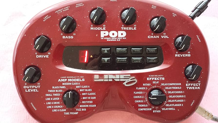 Amazon.co.jp: Line6 (ライン6) アンプシミュレーター POD 2.0 【国内