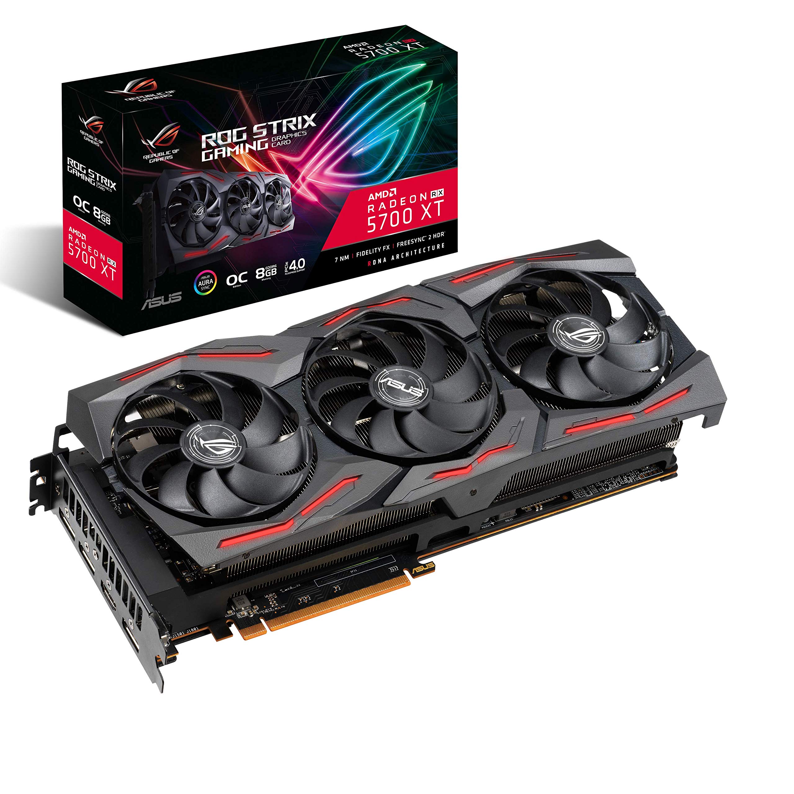 ASUS ROG STRIX AMD Radeon RX 5700XT Overclocked 8G GDDR6 HDMI