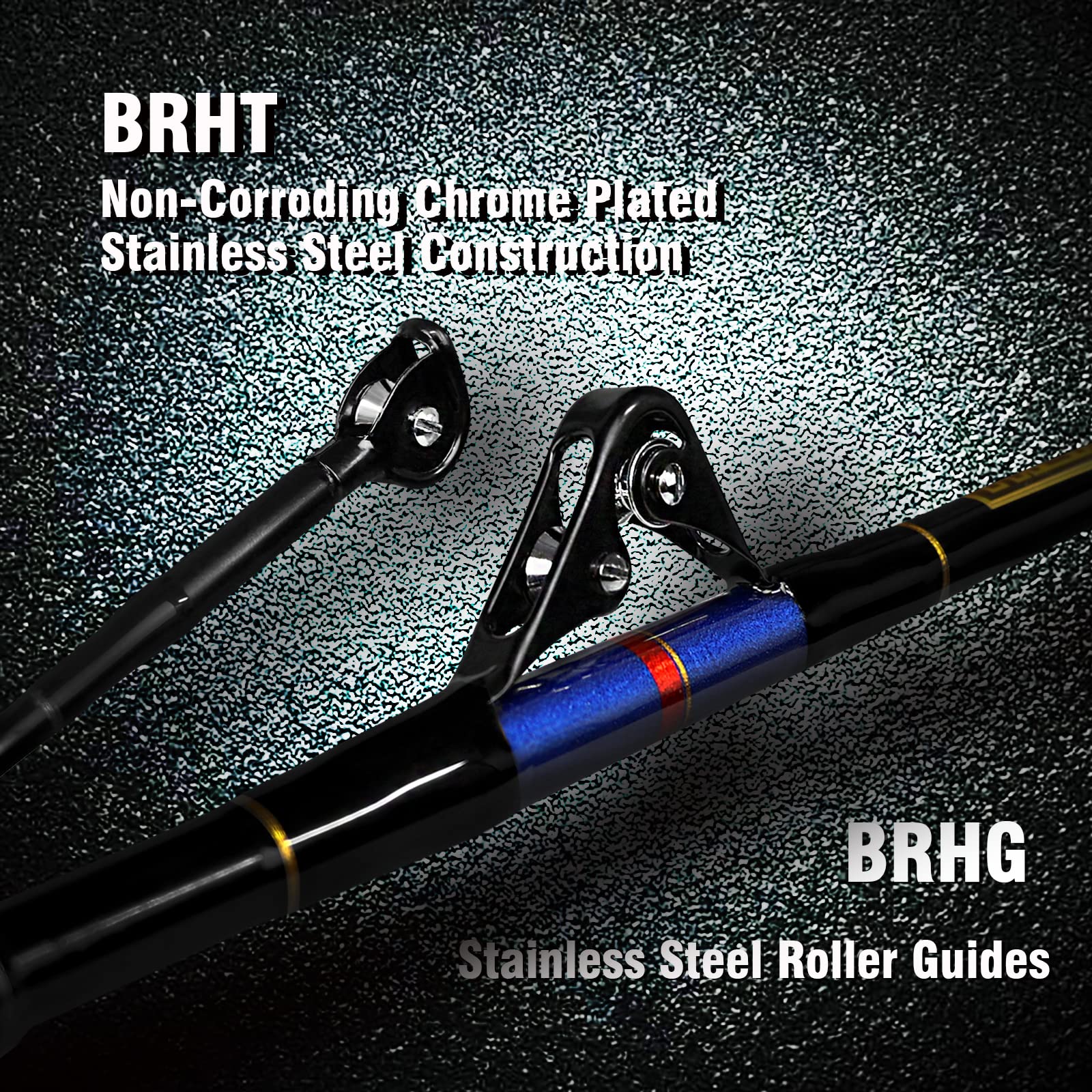 Amazon | Fiblink 海水 オフショア トローリングロッド 2ピース