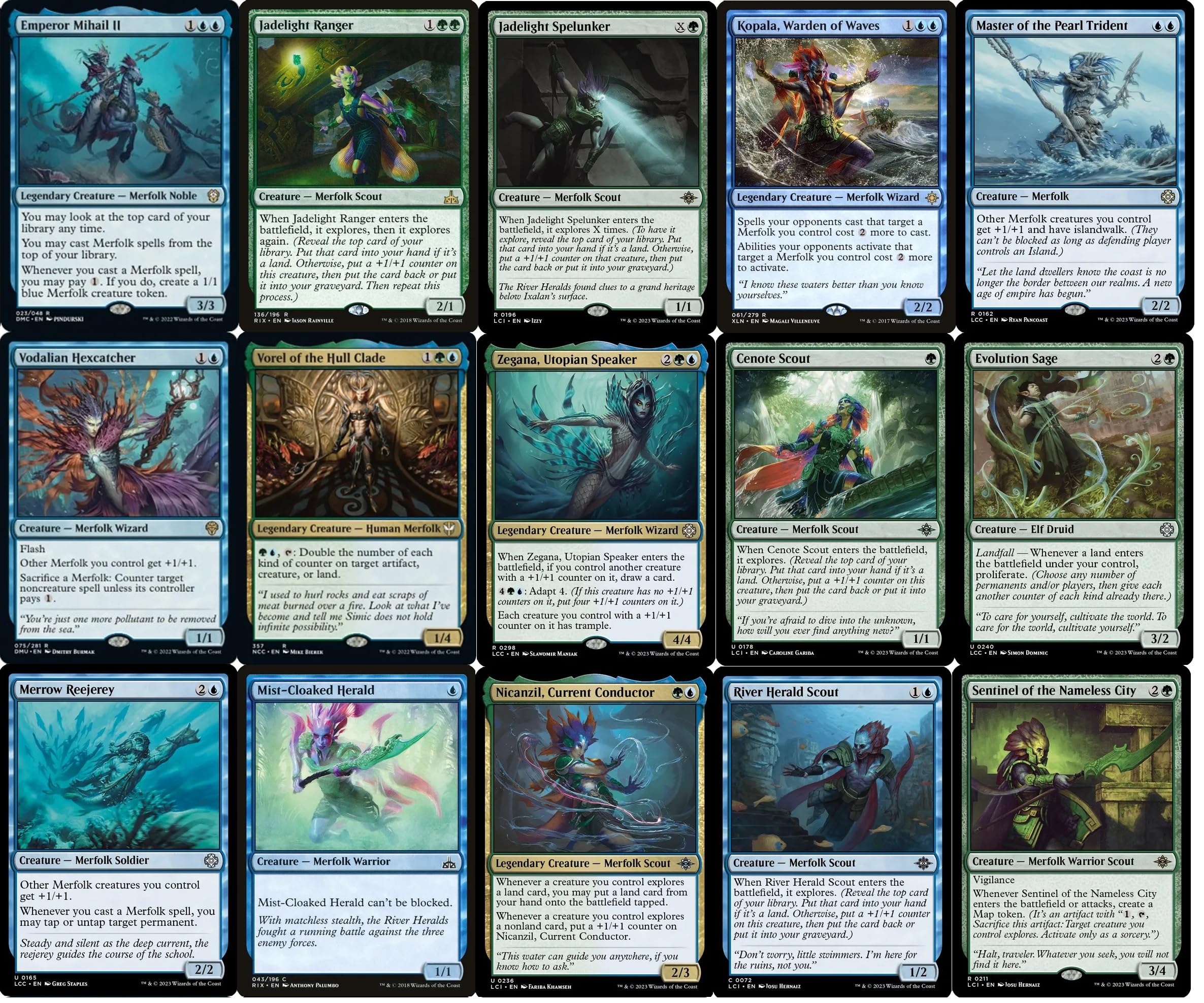 Amazon.co.jp: エリートコマンダー マーフォークデッキ - シミック