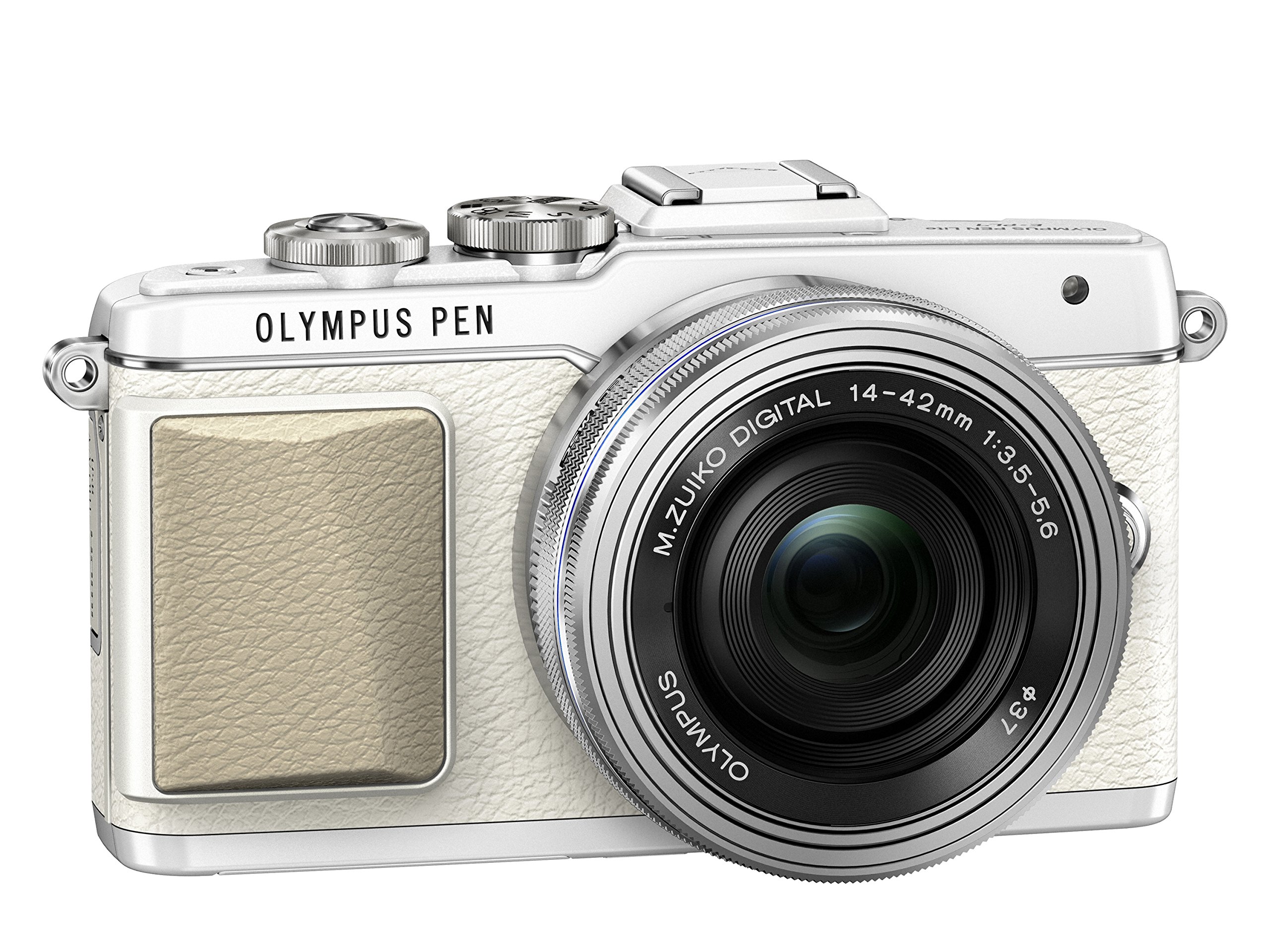 Amazon.com : Olympus PEN Lite E-PL7 (White) with 14-42mm F3.5-6.3