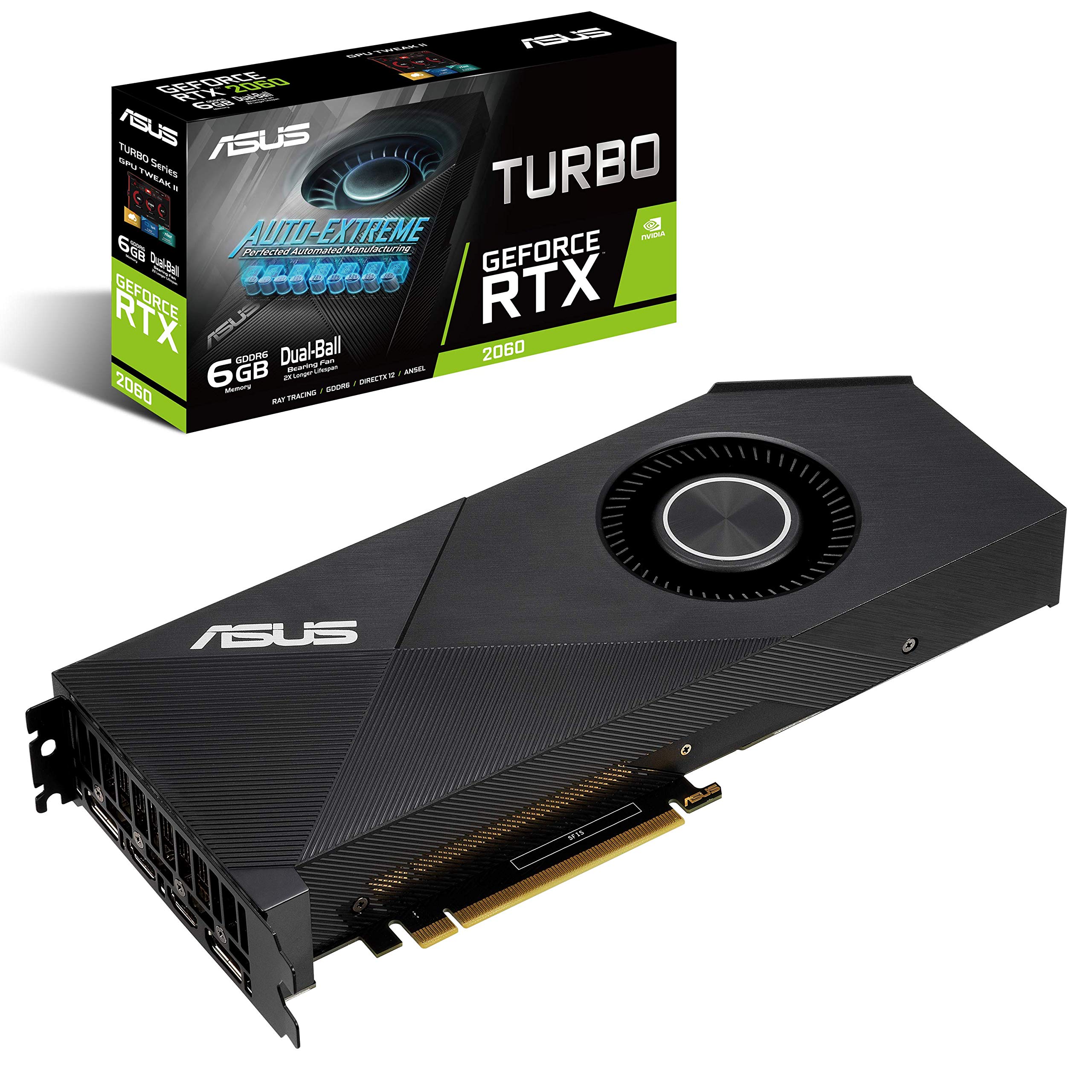 Amazon.com: ASUS GeForce RTX 2060 6G Turbo Edition GDDR6 HDMI DP