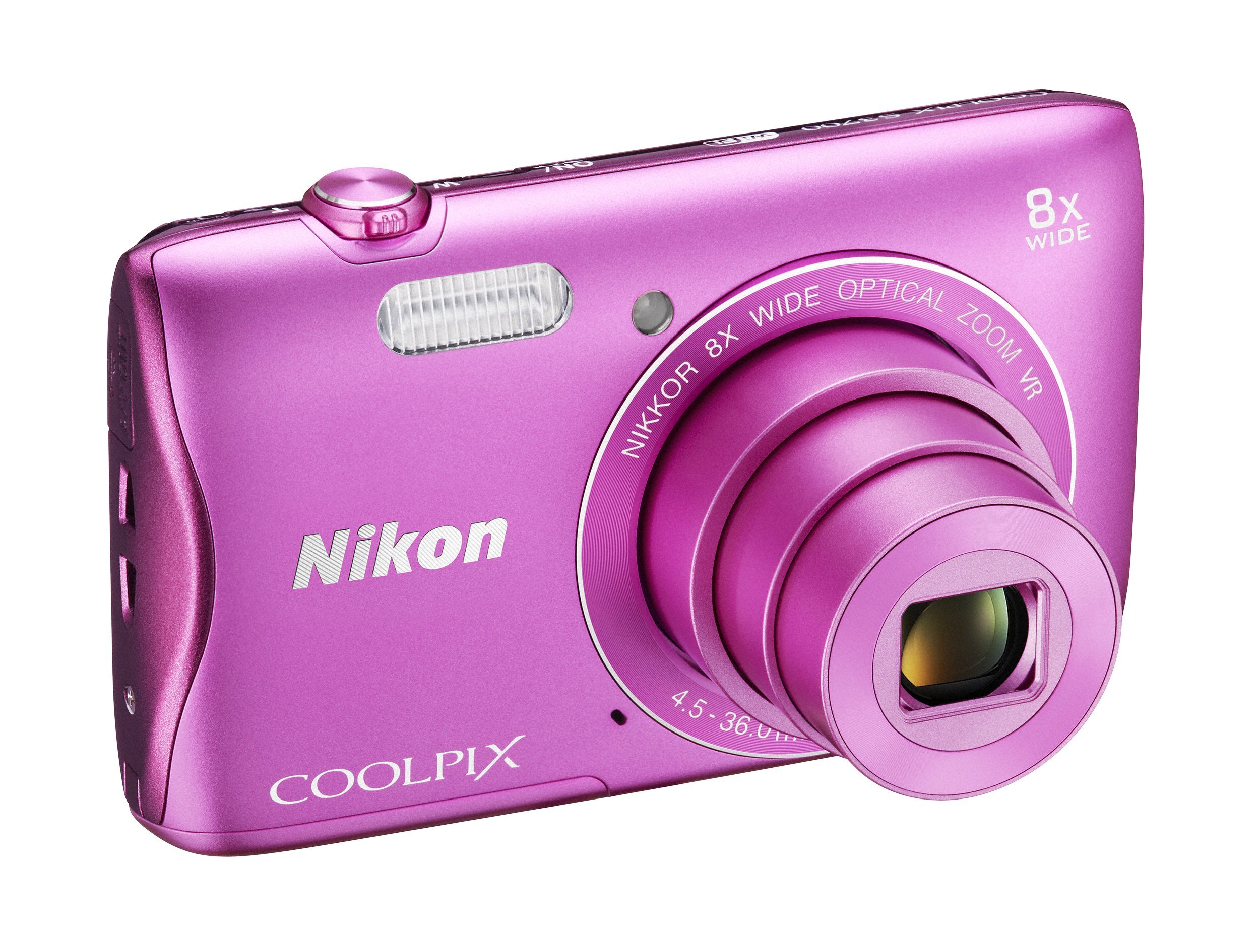 Amazon.co.jp: Nikon Digital Camera COOLPIX S3700 Pink 8x Optical
