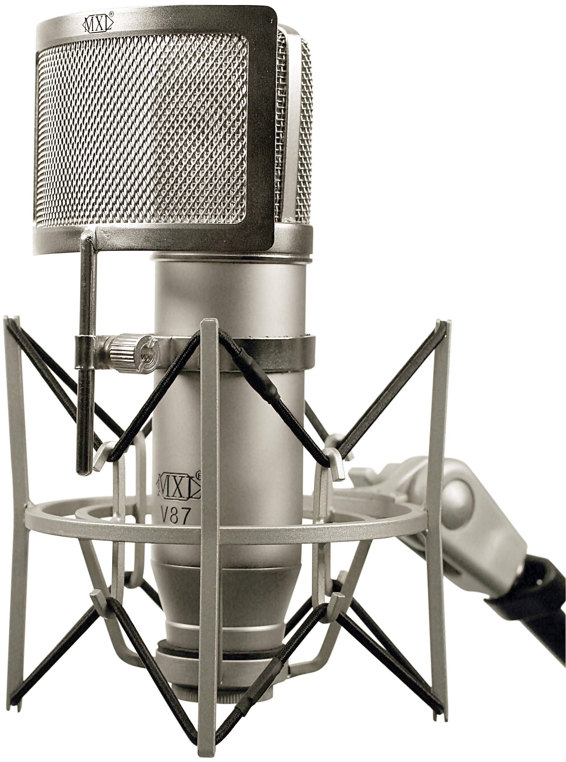 Amazon | MXL V87 Low-Noise Condenser Microphone with Pop Filter