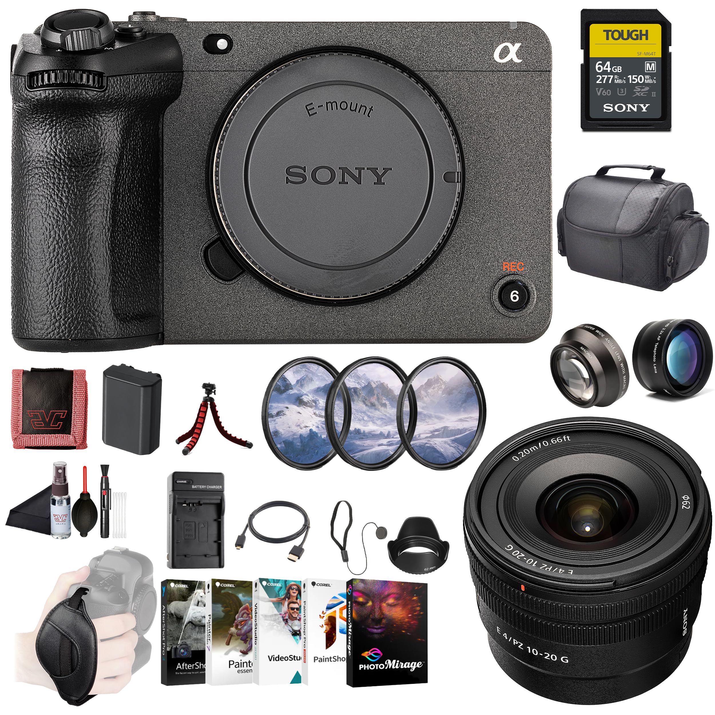 Amazon.com : Sony FX30 Cinema Line Camera with XLR Handle Unit