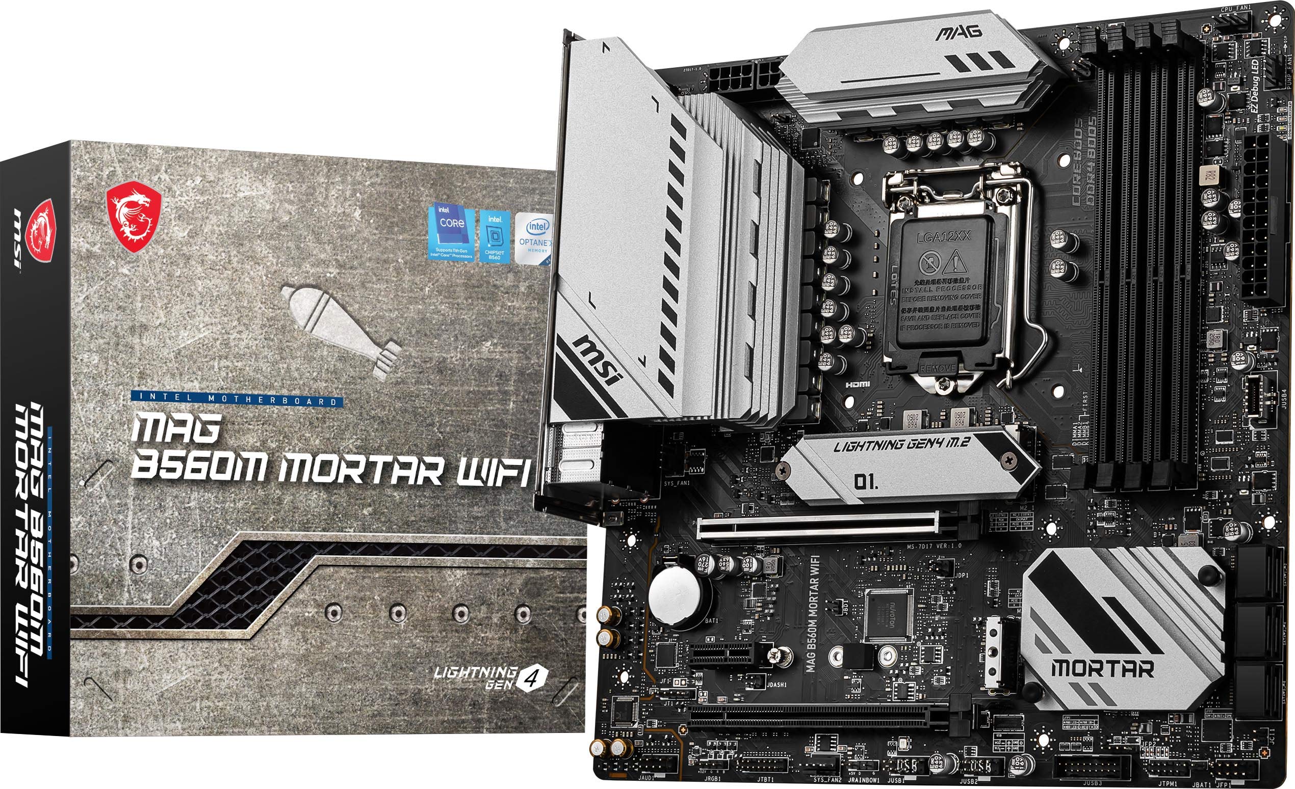 Amazon.com: MSI MAG B560M Mortar WiFi Gaming Motherboard (mATX