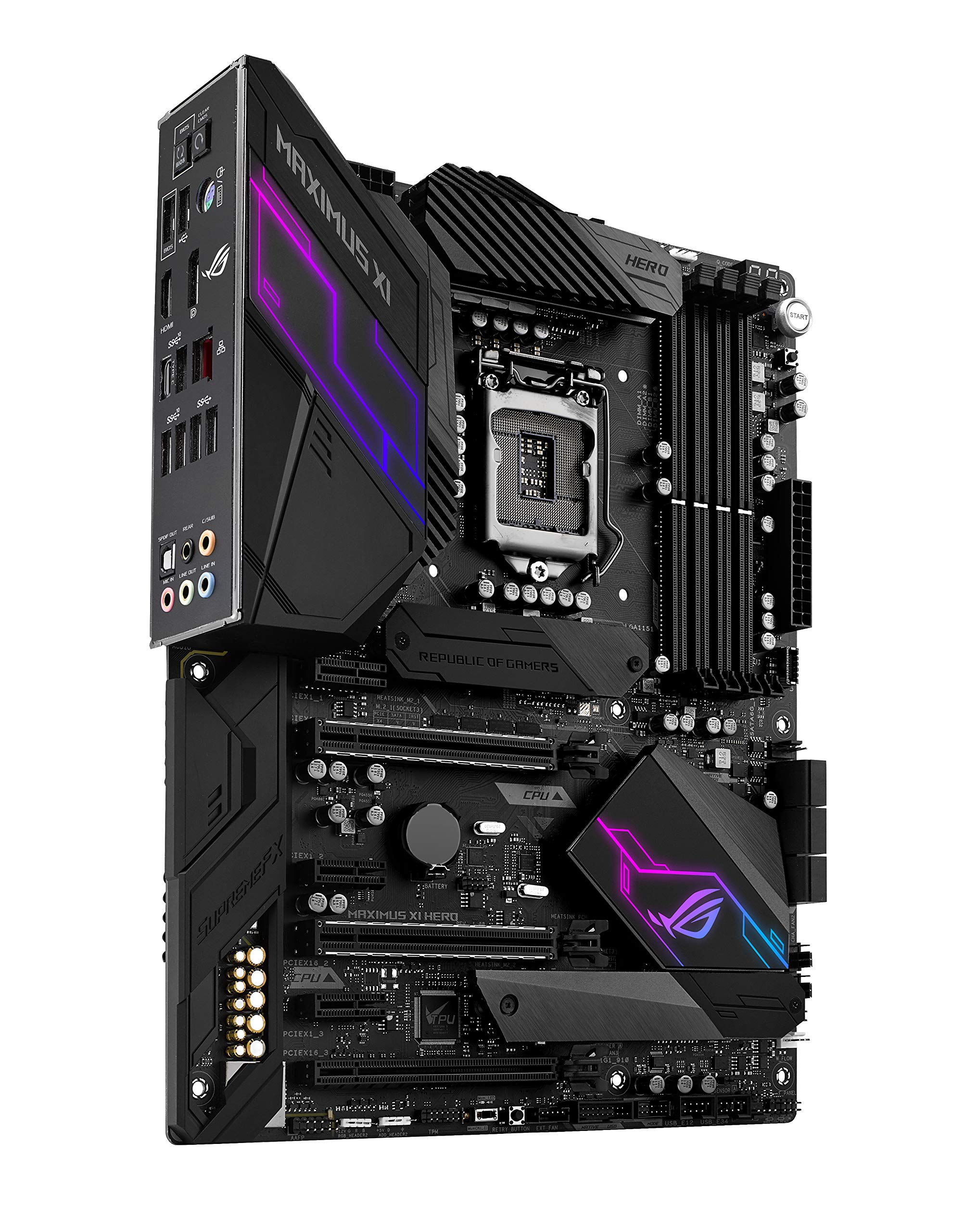 Amazon | ASUS ROG MAXIMUS XI HERO motherboard LGA 1151 (Socket H4
