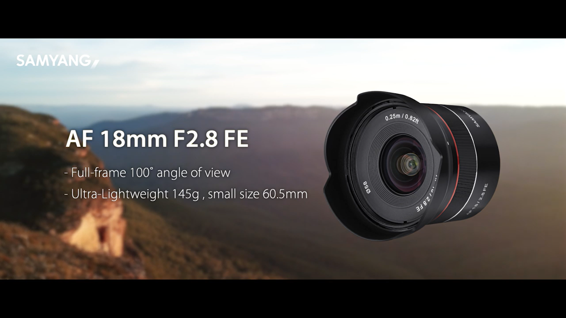 Amazon.co.jp: SAMYANG 単焦点広角レンズ AF 18mm F2.8 FE ソニーαE用