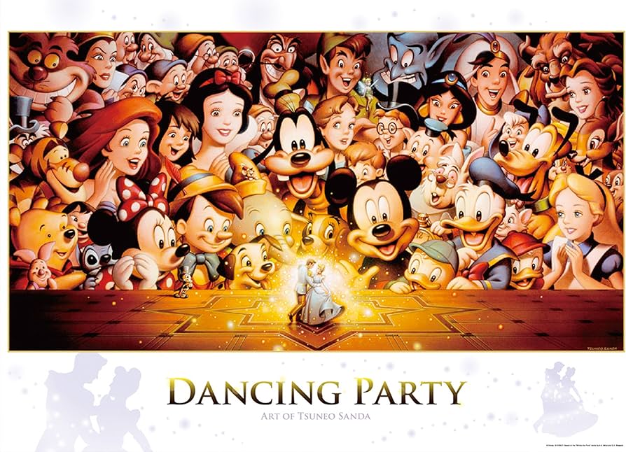 Amazon.co.jp: 2000ピース ジグソーパズル ディズニー Dancing Party