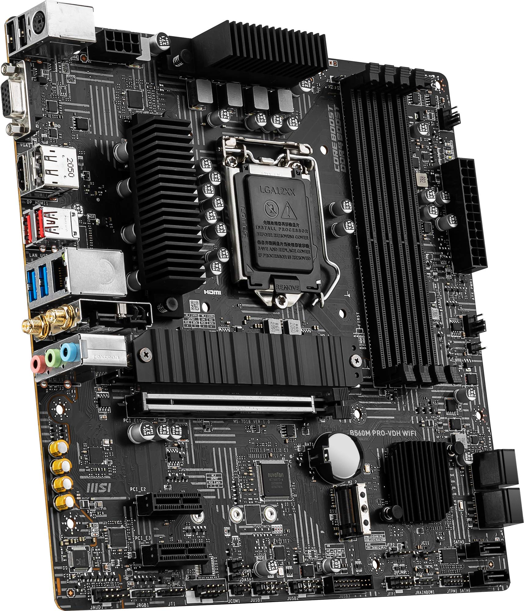 Amazon.co.jp: MSI B560M PRO-VDH WIFI Motherboard for MicroATX 10th