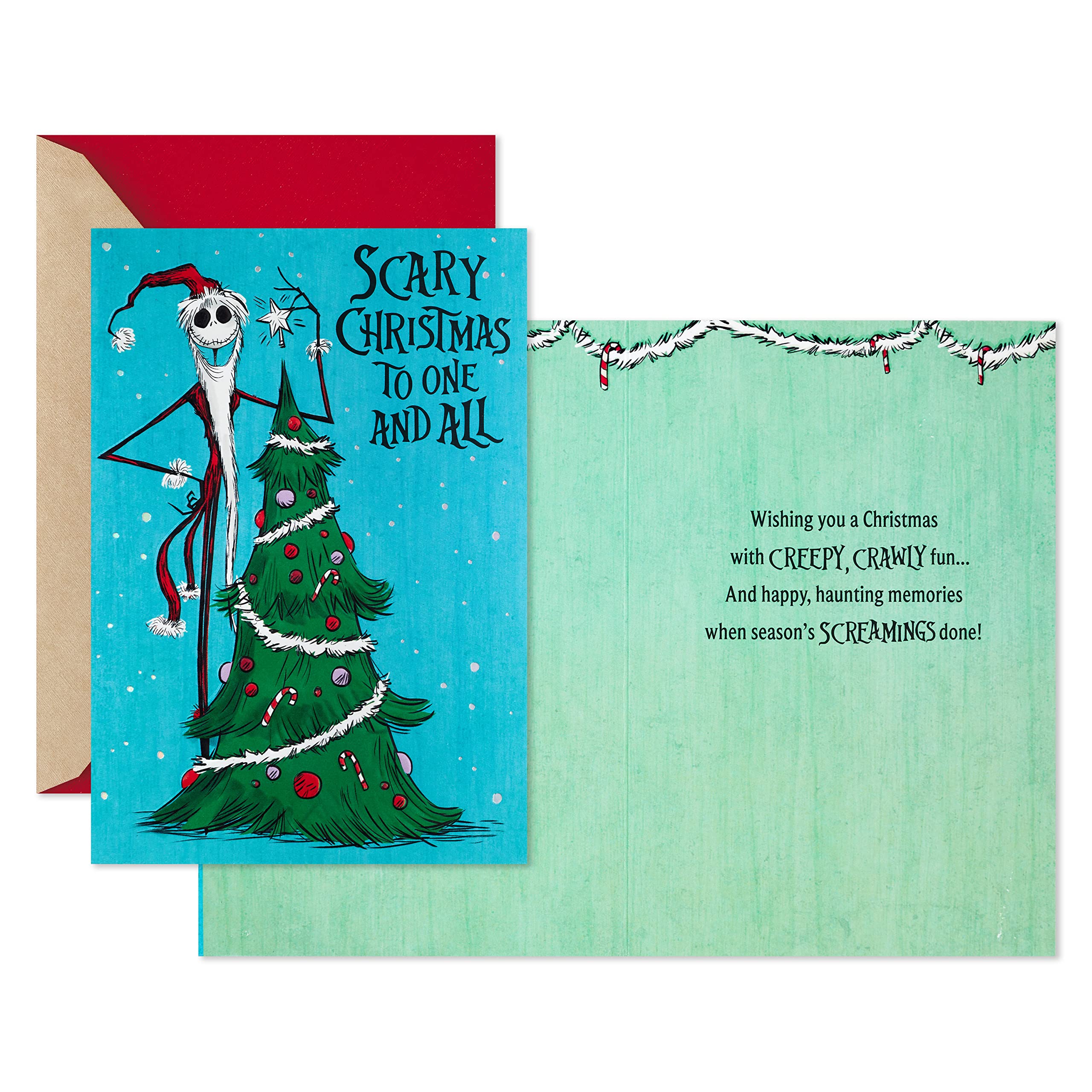 Amazon | Hallmark クリスマスカード3枚セット (ナイトメアー