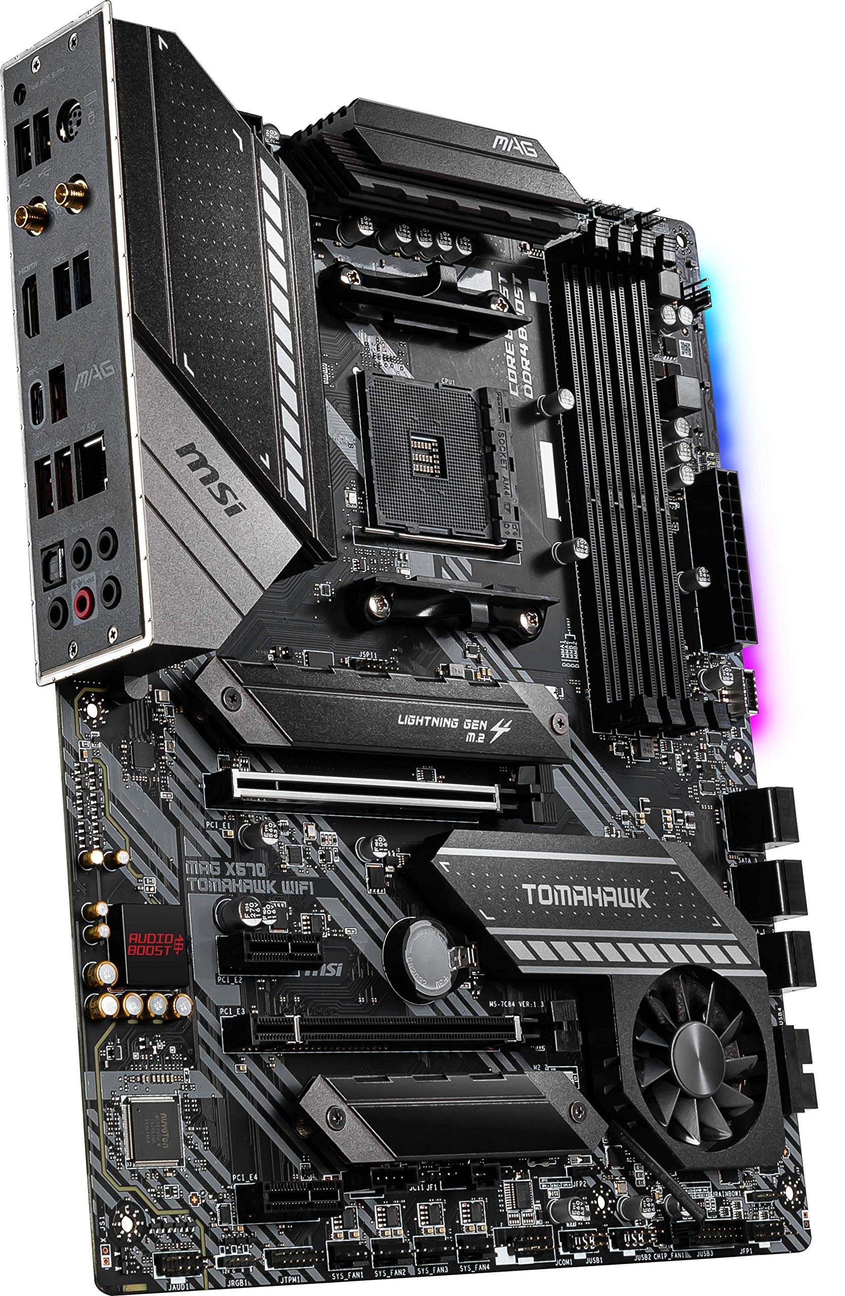 Amazon | MSI MAG AMD X570 Tomahawk WiFi ソケット AM4 ATX DDR4