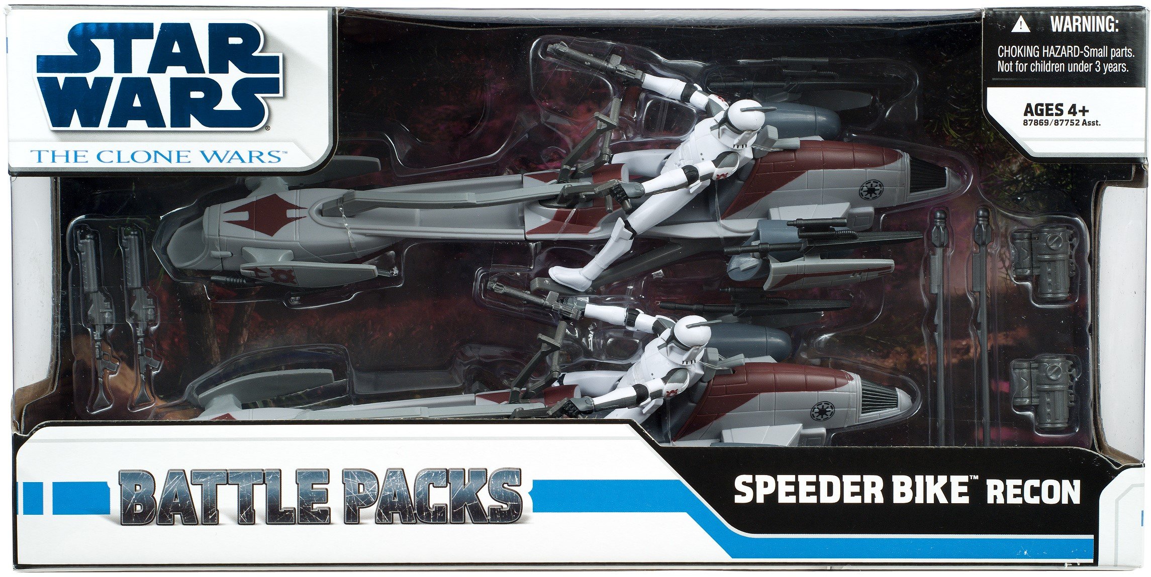 Star Wars 3.75 Inch Scale Battle Pack - Clone Wars Speeder Bike