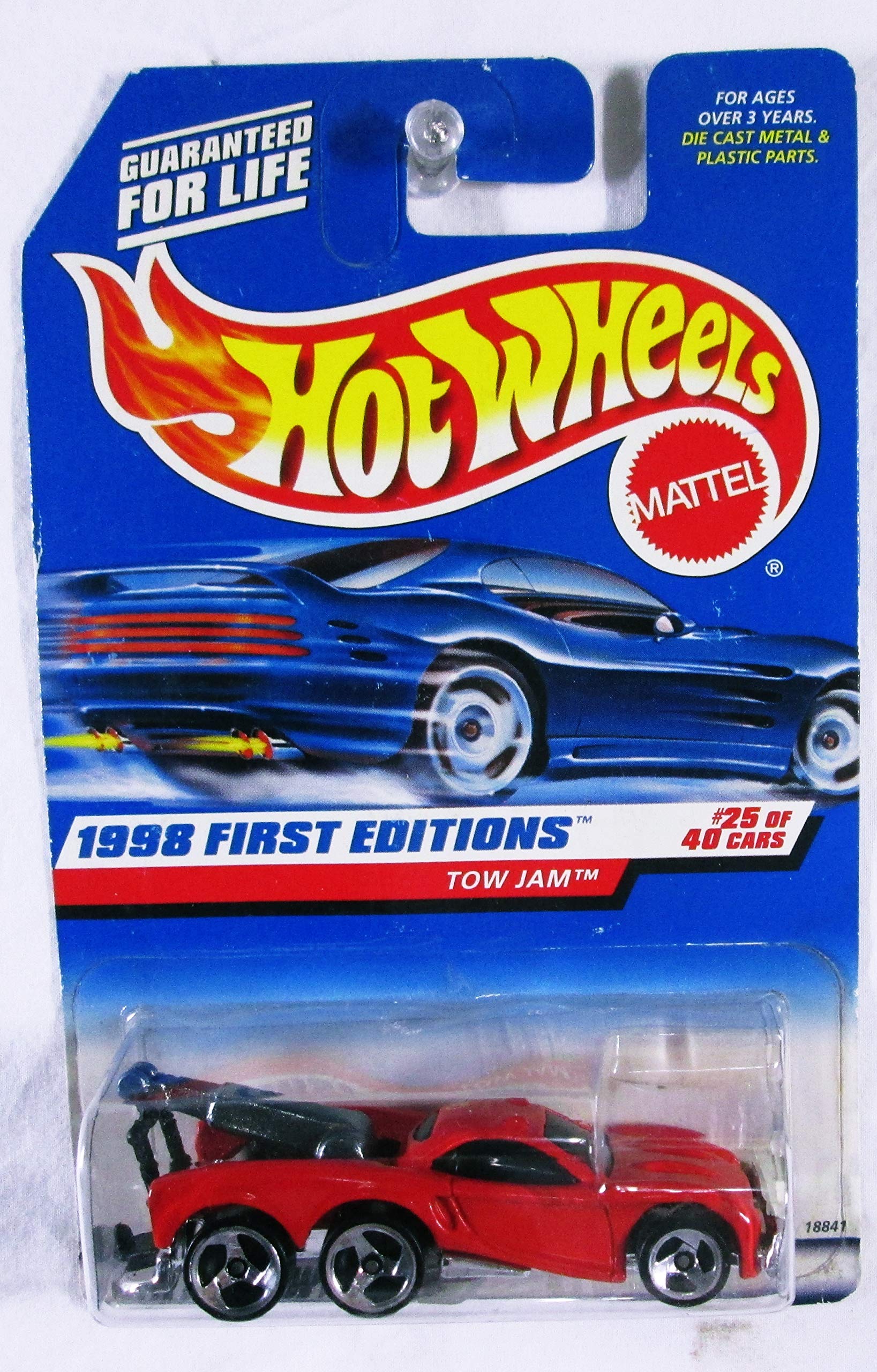 Amazon.com: Hot Wheels - 1998 First Editions - Tow Jam - Red - #25
