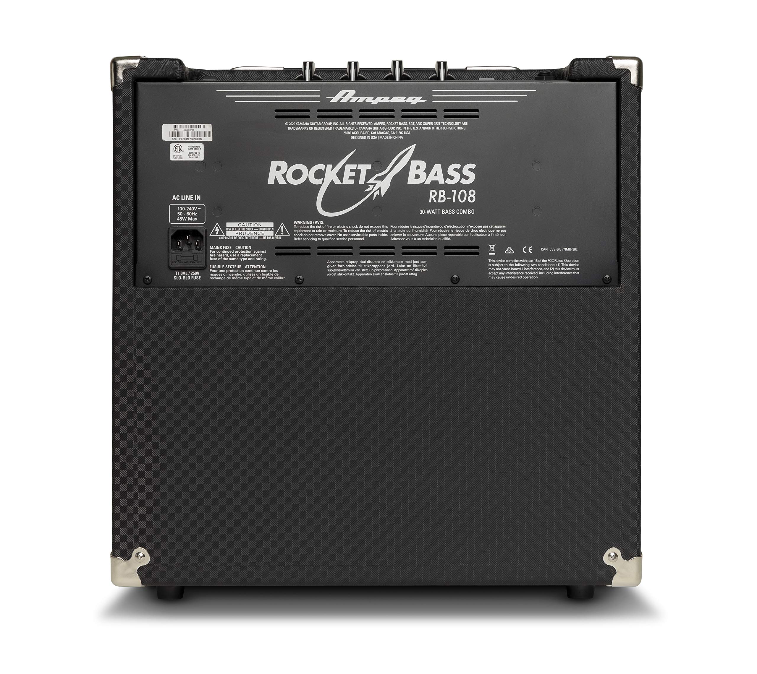 Amazon.com: Ampeg Rocket Bass RB108 Bass Combo 1x8 30 Watts