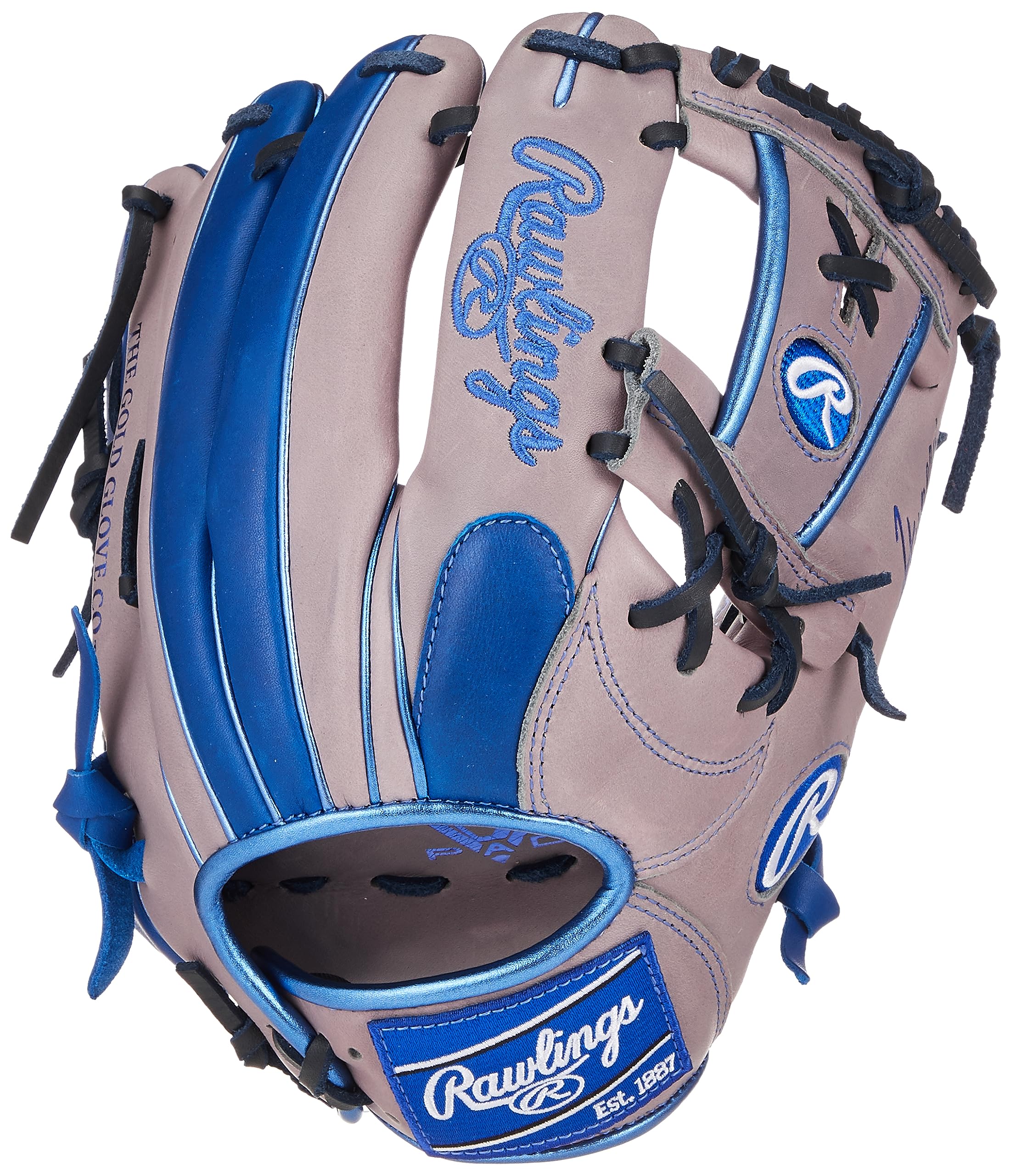 Rawlings Rebel 軟式グローブ 青/グレー Rawlings Rebel 軟式グローブ