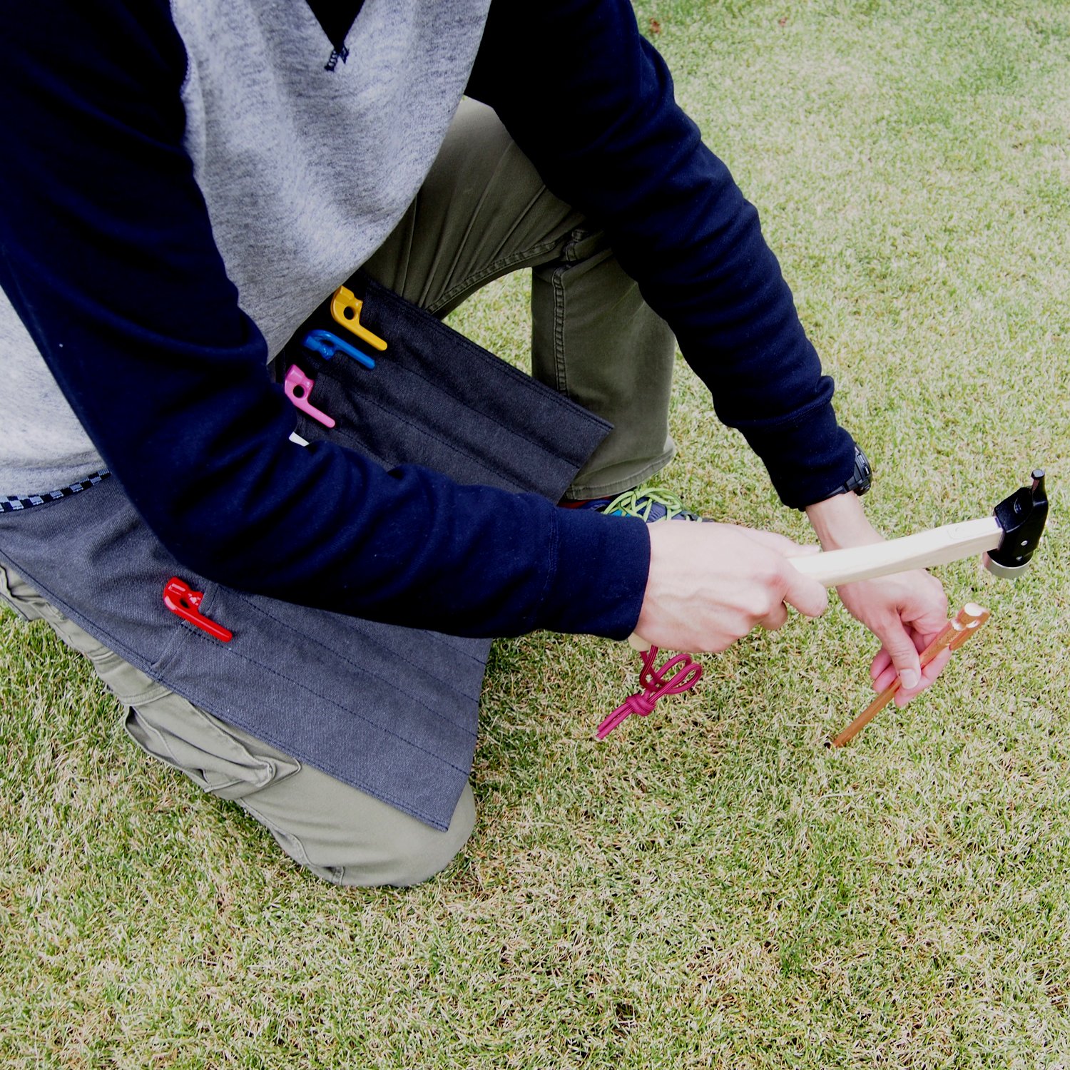 Amazon | エリッゼ(ELLISSE) エリッゼステーク 28cm用 ペグ＆ハンマー