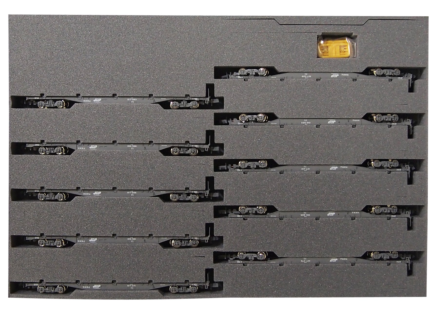 Amazon | KATO Nゲージ コキ106+107 コンテナ無積載 10両セット 10