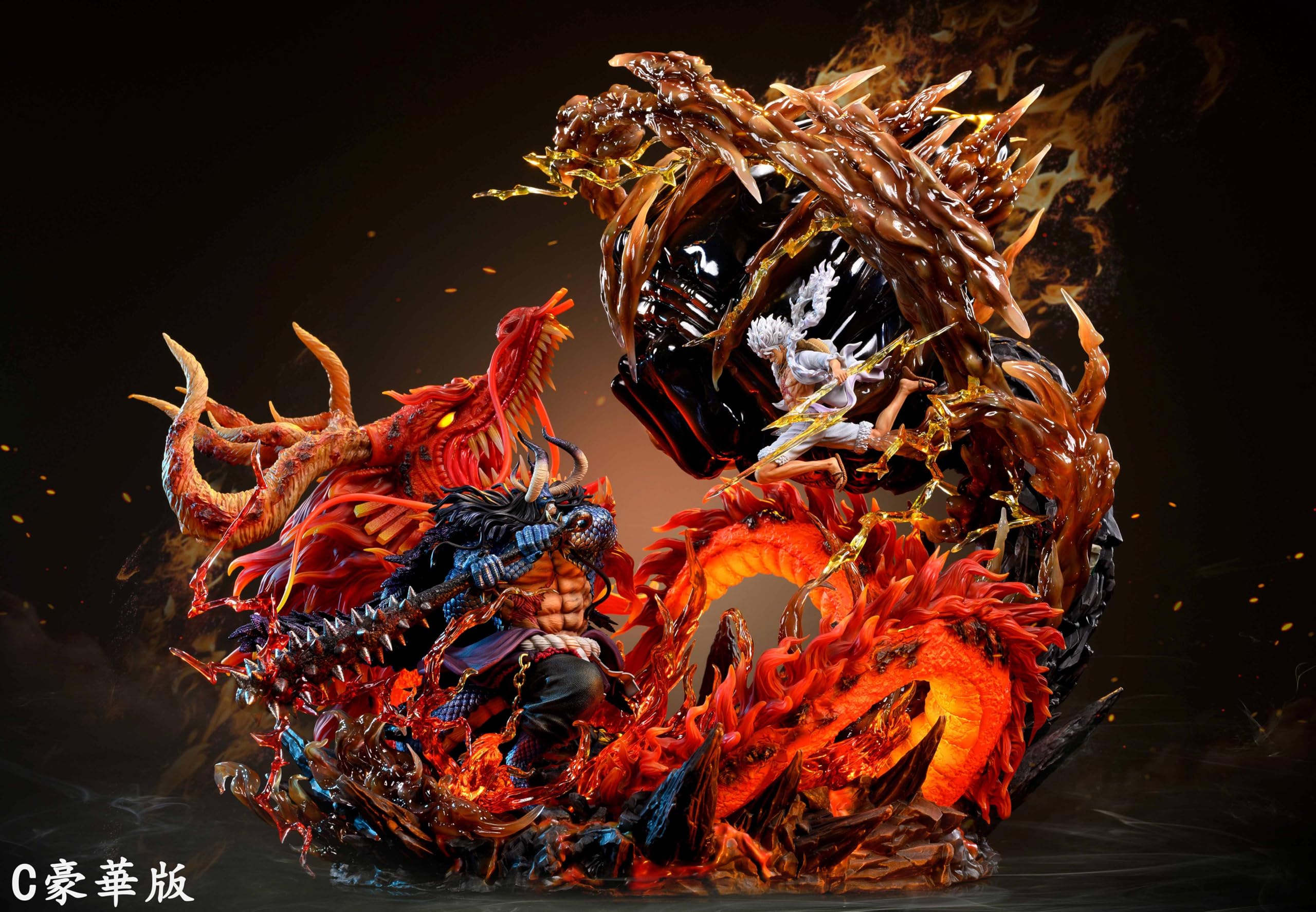 Amazon | ルフィVSカイドウ フィギュア 1/6スケール 塗装済み完成品