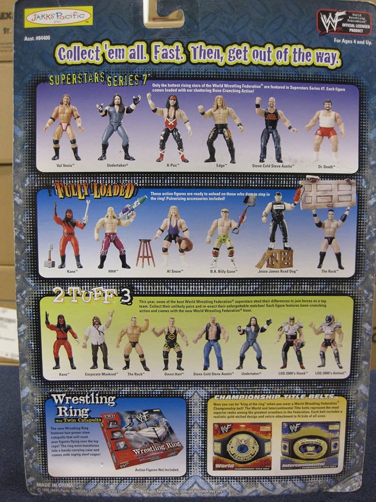 Amazon.com: WWF Wrestle Mania XV Superstars Series 7 X-Pac by