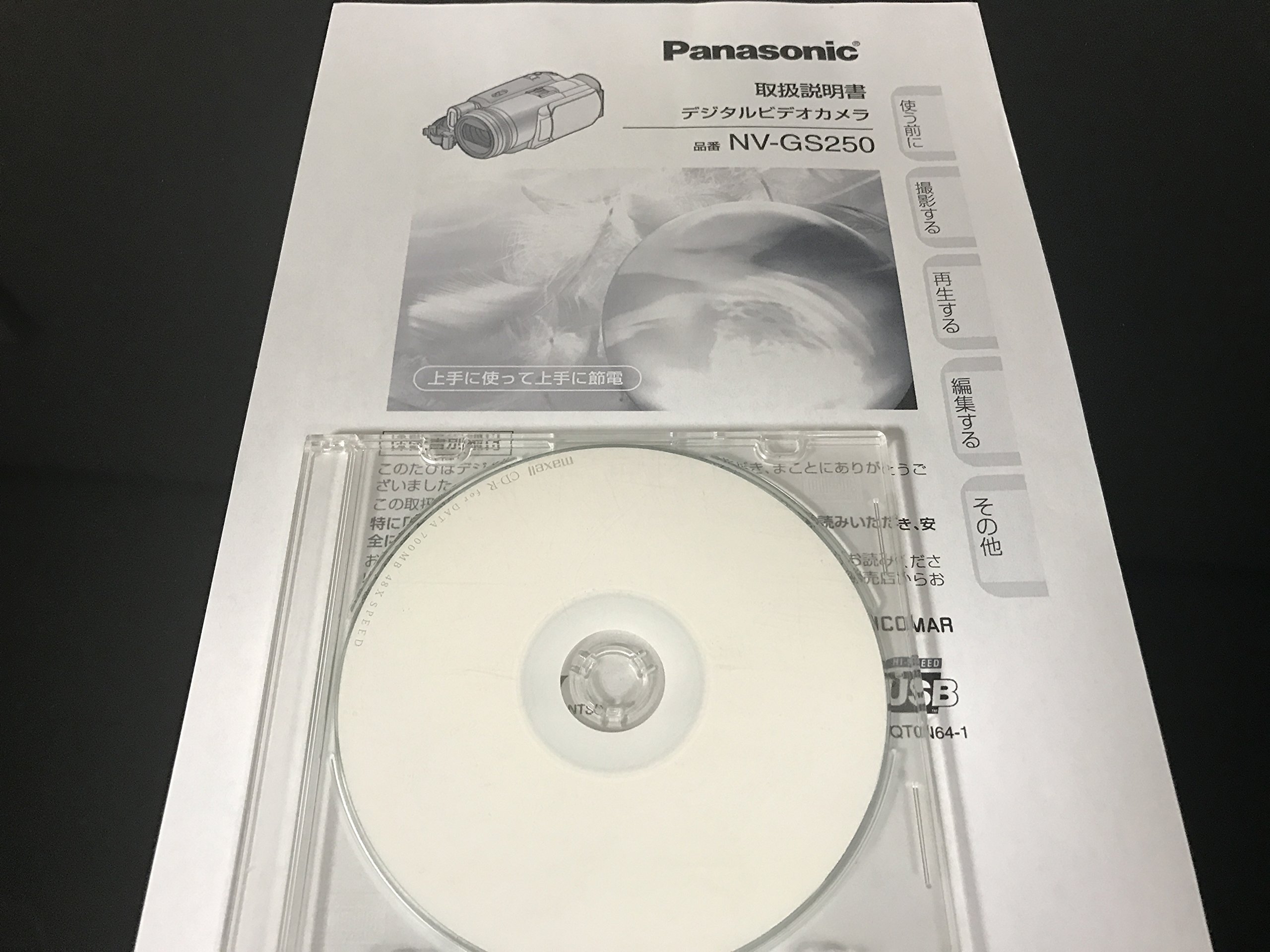 Amazon.co.jp: Panasonic NV-GS250-S デジタルビデオカメラ 3CCD