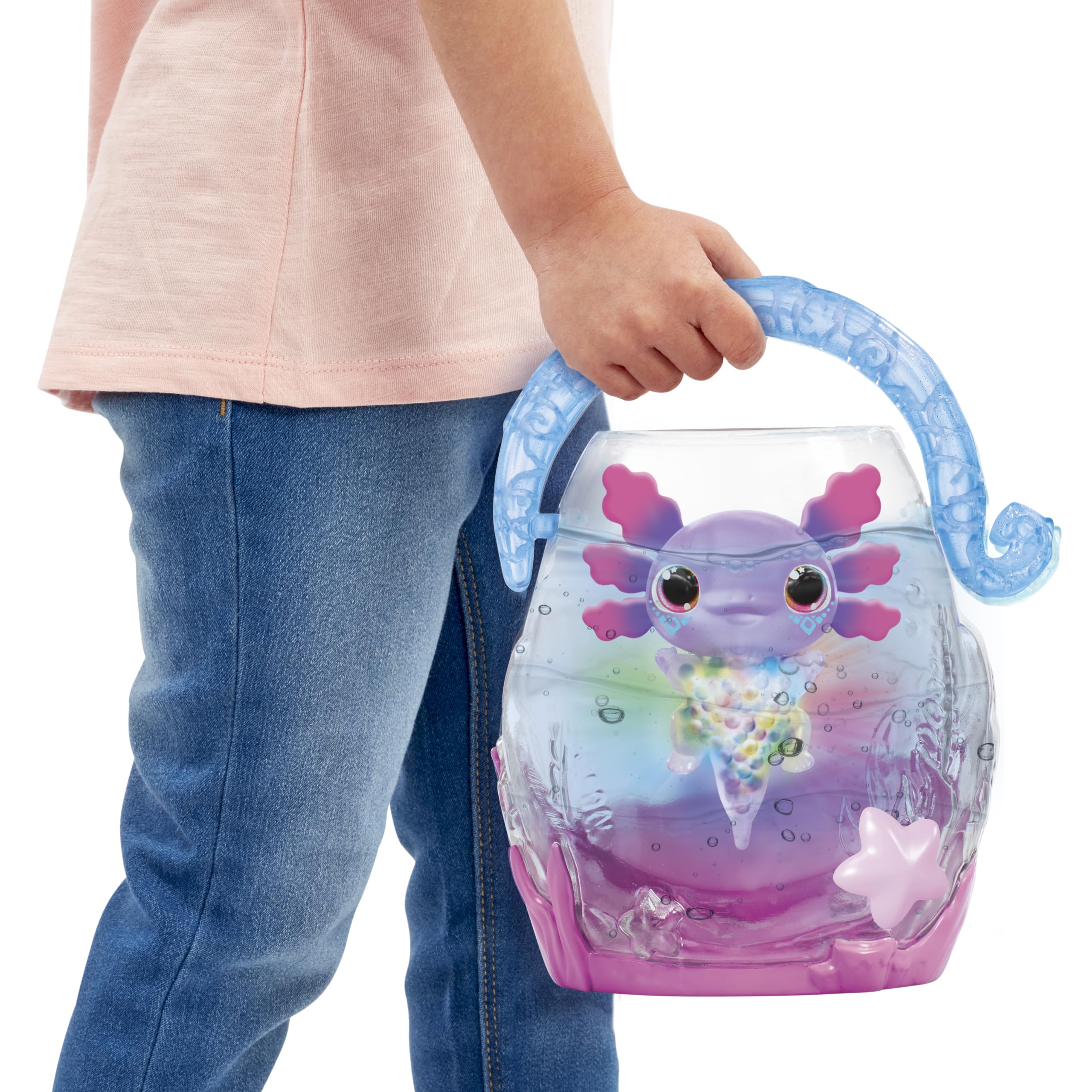 Amazon.co.jp: Animagic Let's Glo Axolotl バブルリーフ | スクイーズ