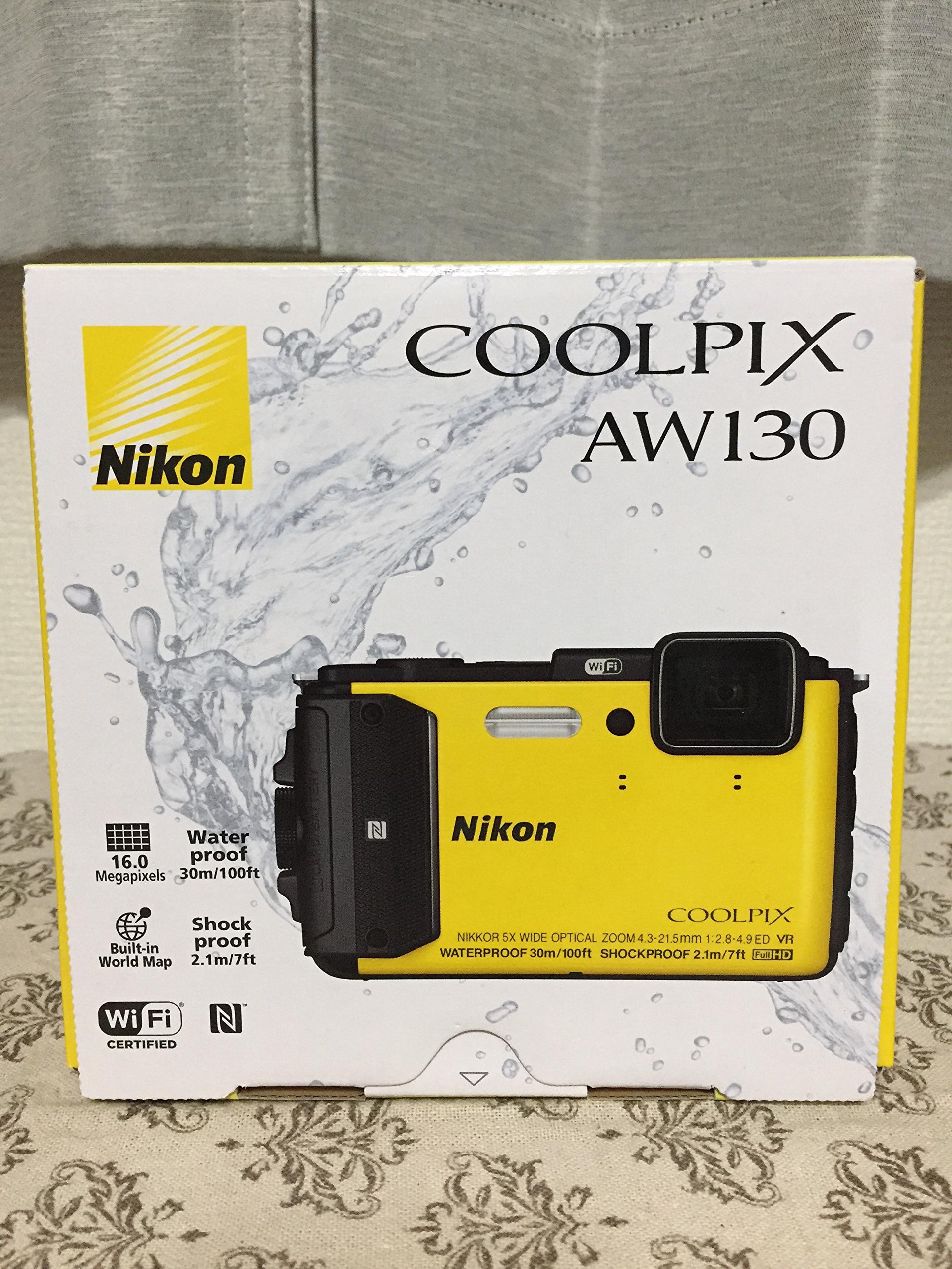 Amazon | Nikon デジタルカメラ COOLPIX AW130 イエロー YW