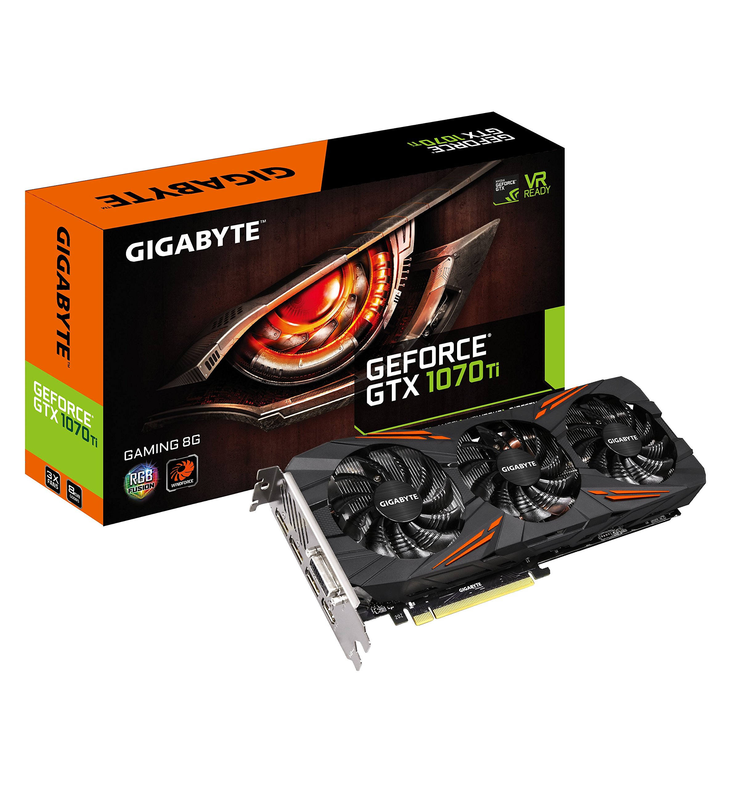 Amazon.com: GIGABYTE GeForce GTX 1070 Ti Gaming 8G (GV-N107TGAMING