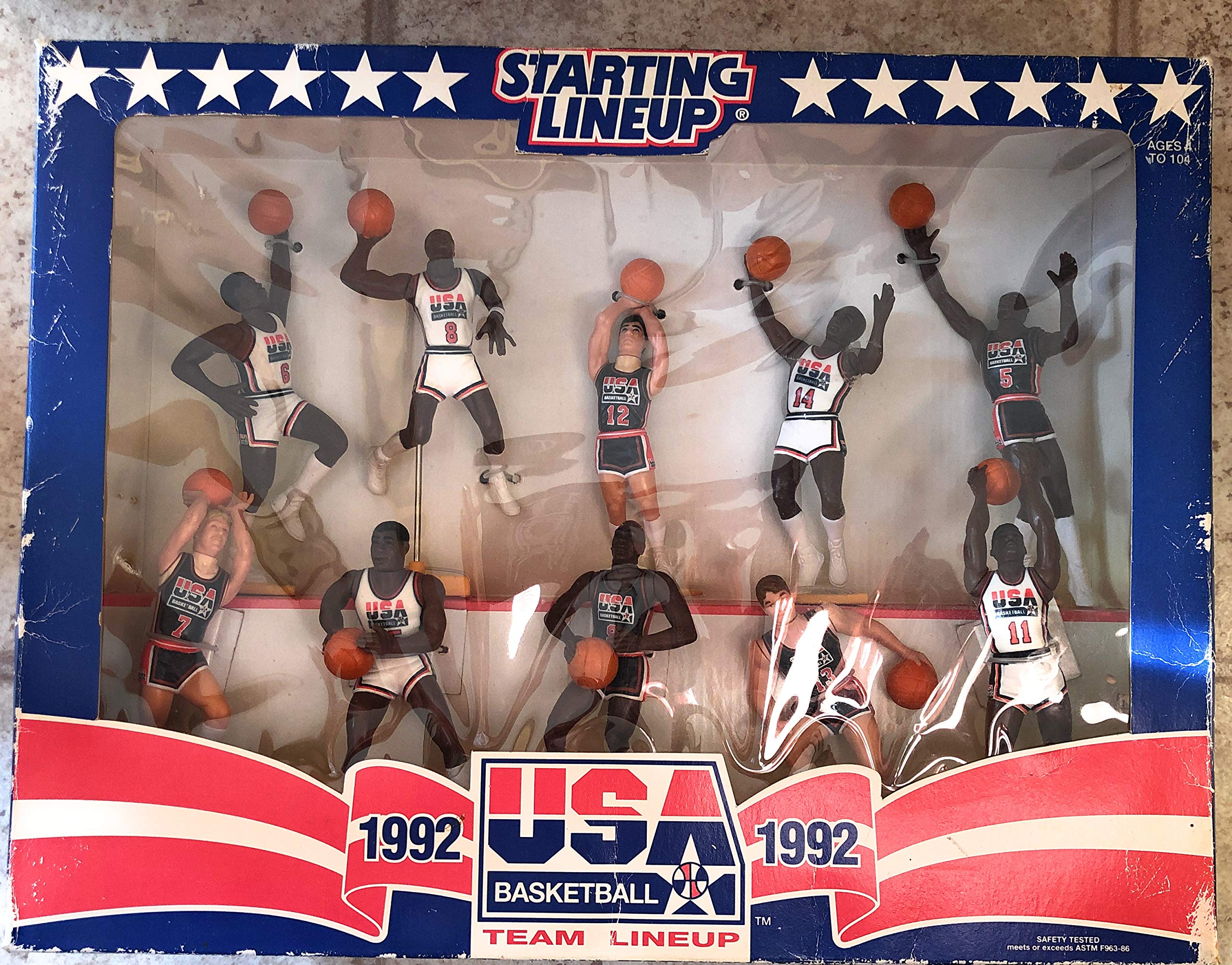 Amazon.com: 1992 Kenner Starting Lineup USA Basketball Olympic Box