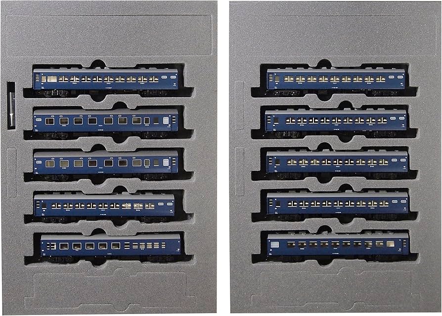 Amazon | KATO Nゲージ 10系 寝台急行 安芸 10両セット 10-1301 鉄道