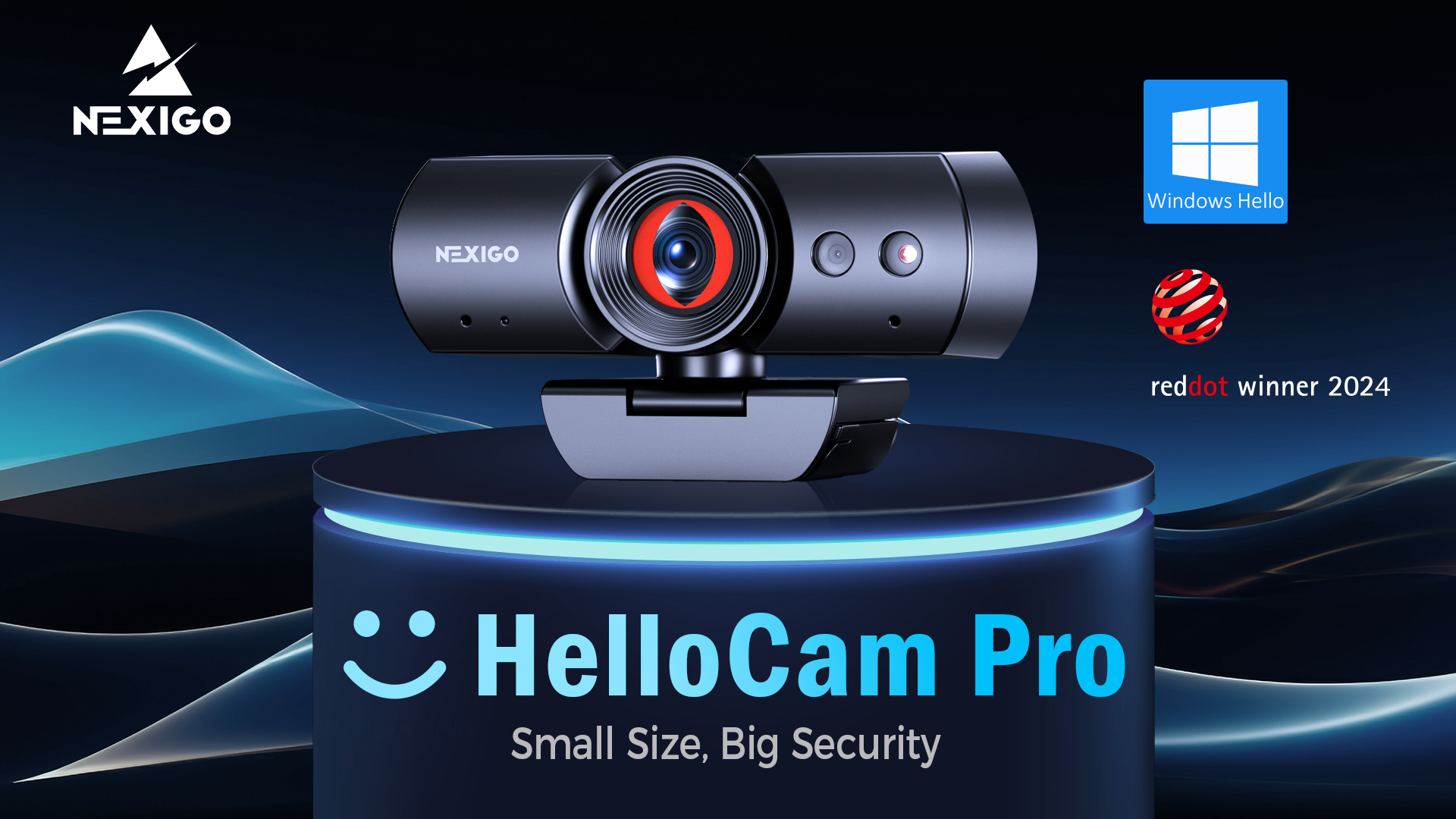 Amazon.com: NexiGo HelloCam Pro, Webcam with Windows Hello, 1080P