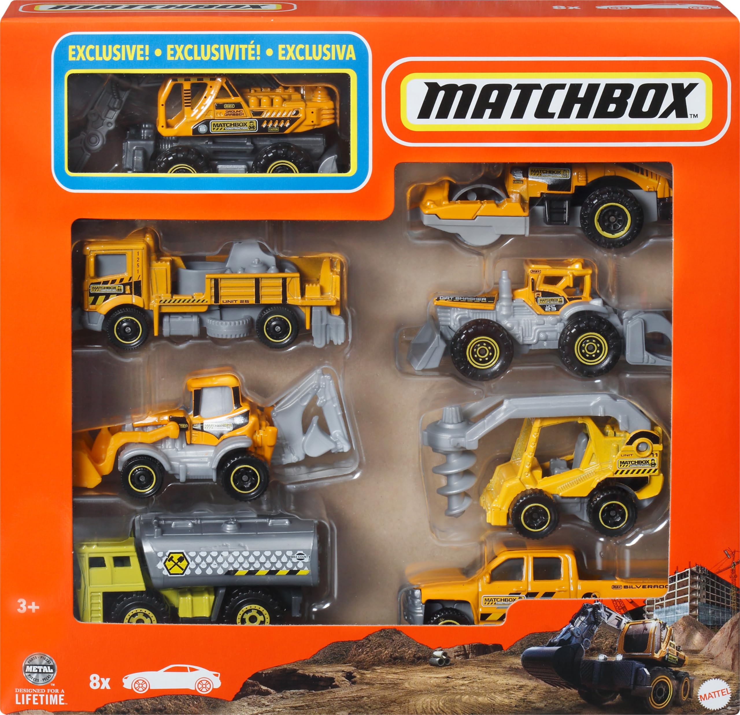 Amazon.com: Matchbox 1:64 Scale Die-Cast Toy Cars or Trucks, Set
