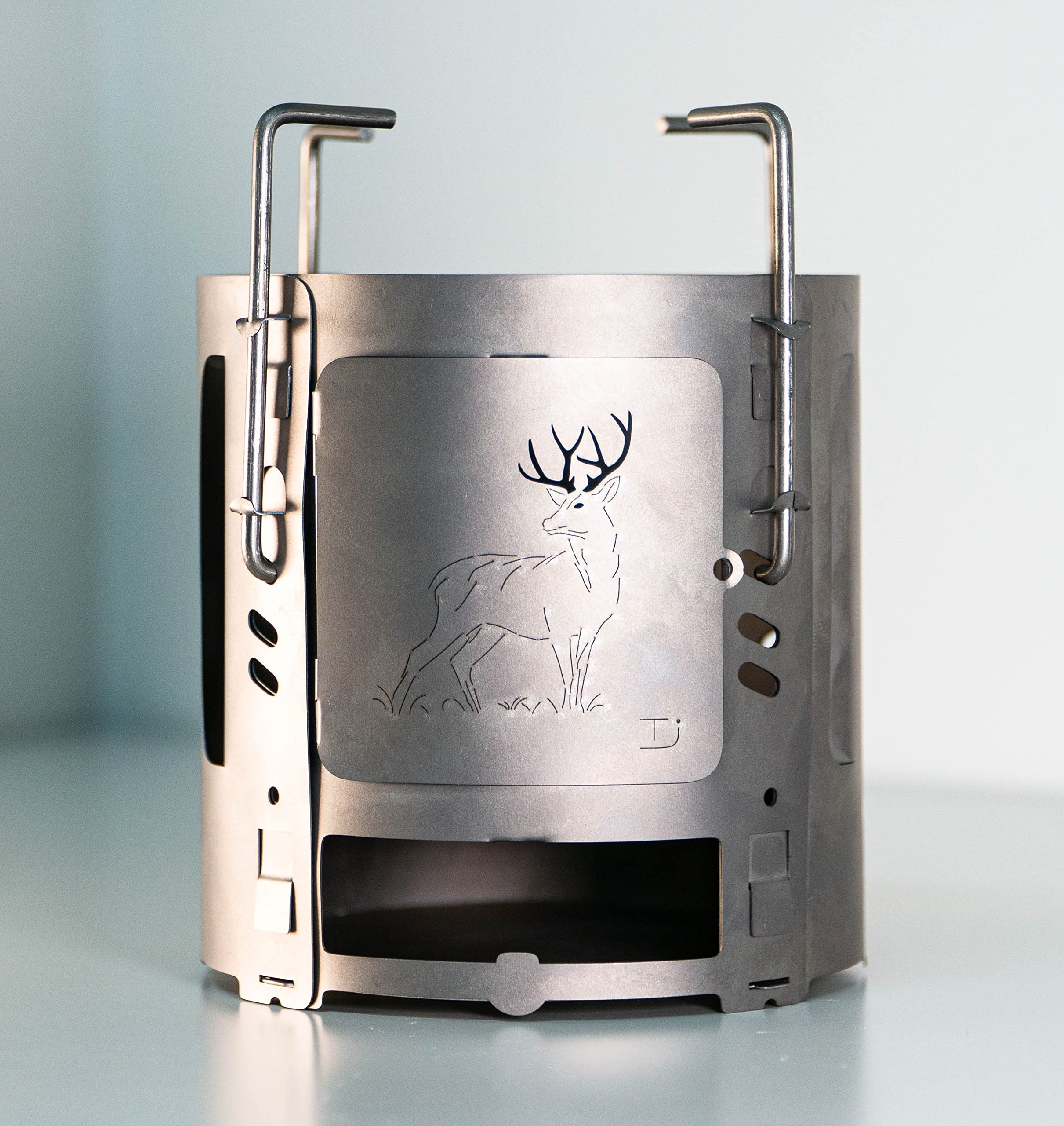 Amazon | 3Way 軽量143g UL SUSアルコール五徳兼風防 折りたたみ式 SUS