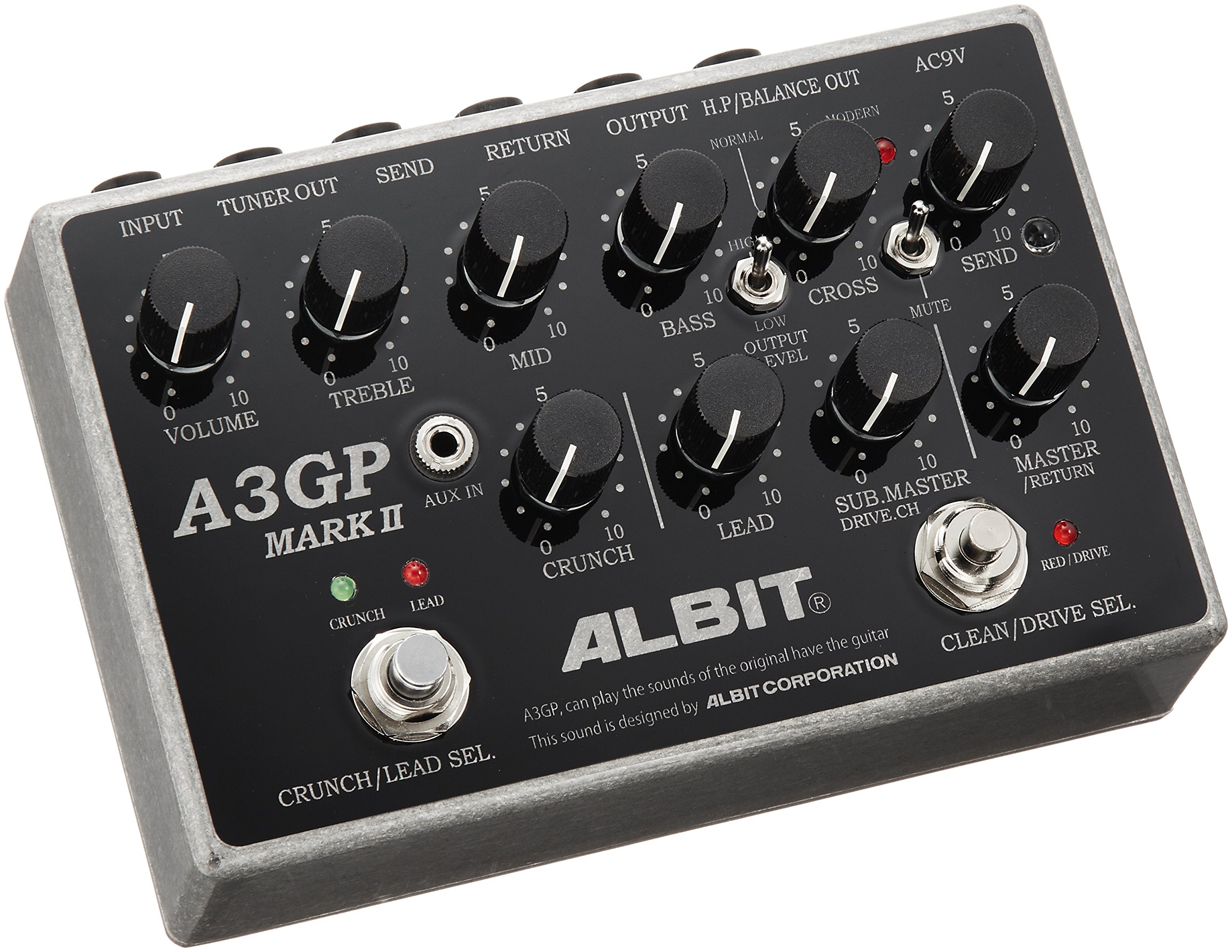 Amazon | ALBIT GUITER PRE-AMP ギタープリアンプ A3GP MARKII