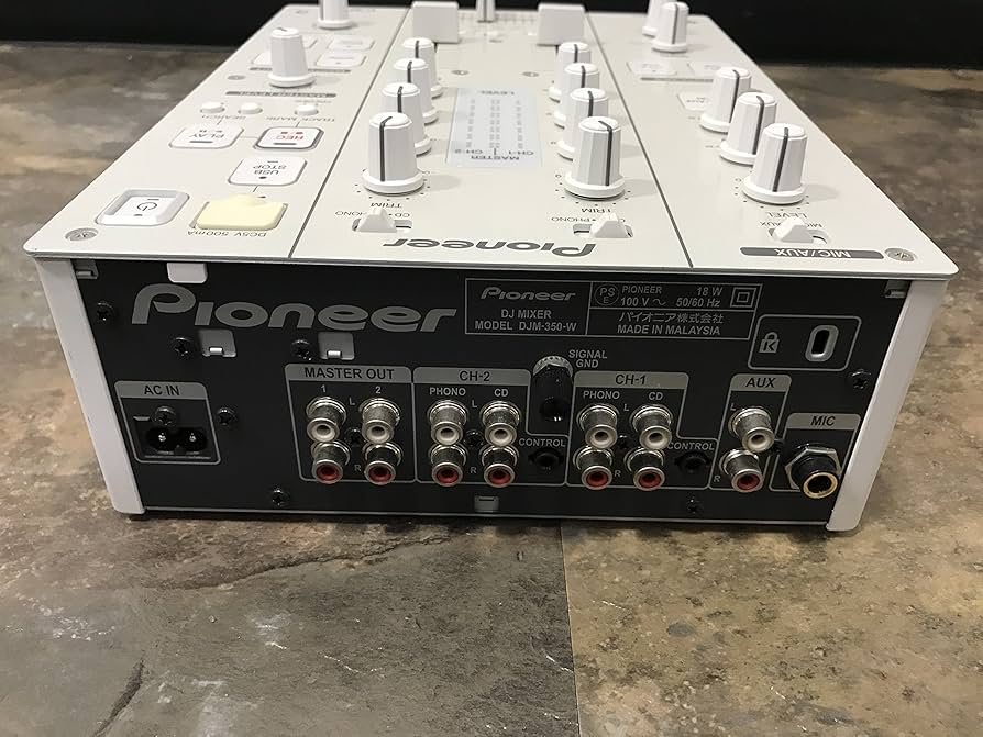 Amazon | Pioneer DJミキサー ブラック DJM-350-W | DJミキサー | 楽器