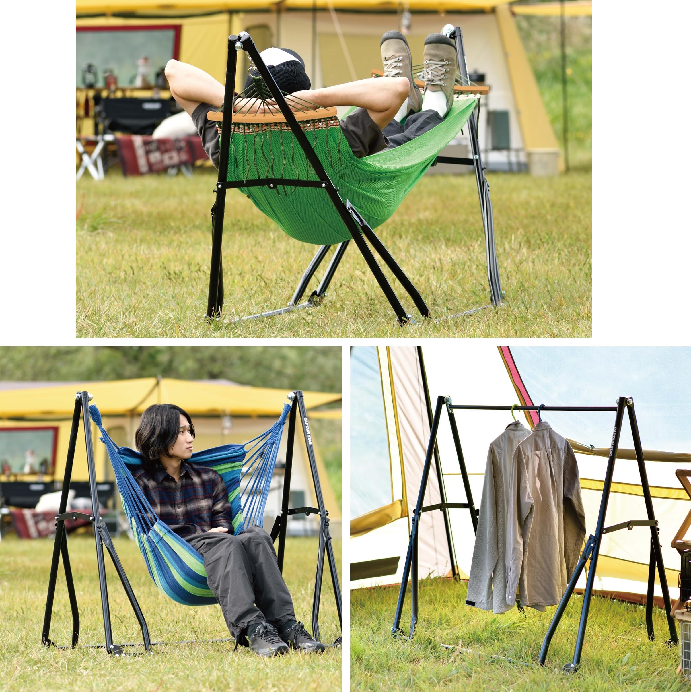 Amazon | キャプテンスタッグ(CAPTAIN STAG) アウトドア ハンモック