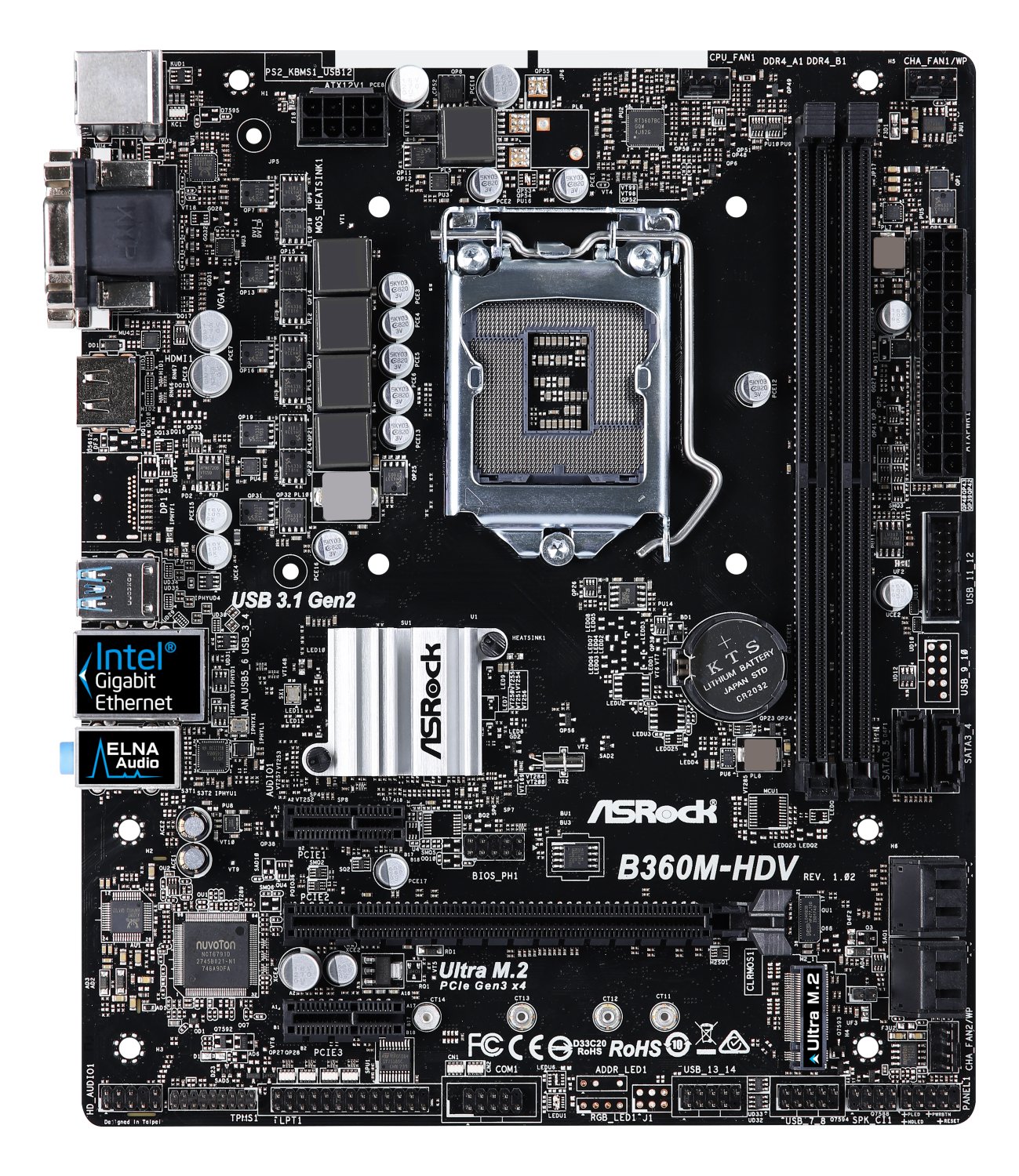 Amazon | ASRock Intel B360チップセット搭載 Micro ATXマザーボード