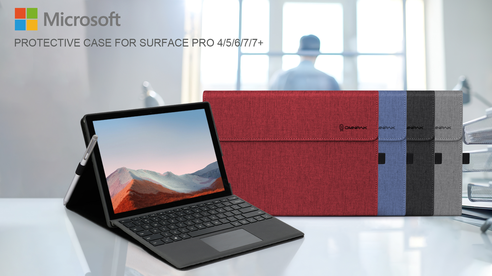 Amazon.com: Omnpak Microsoft Surface Pro 7 Case,Protective Case