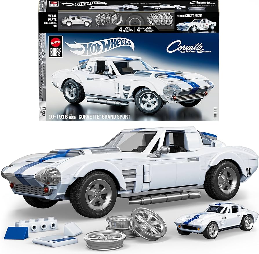 Amazon.com: Mattel Brick Shop Hot Wheels Elite Series Building Set