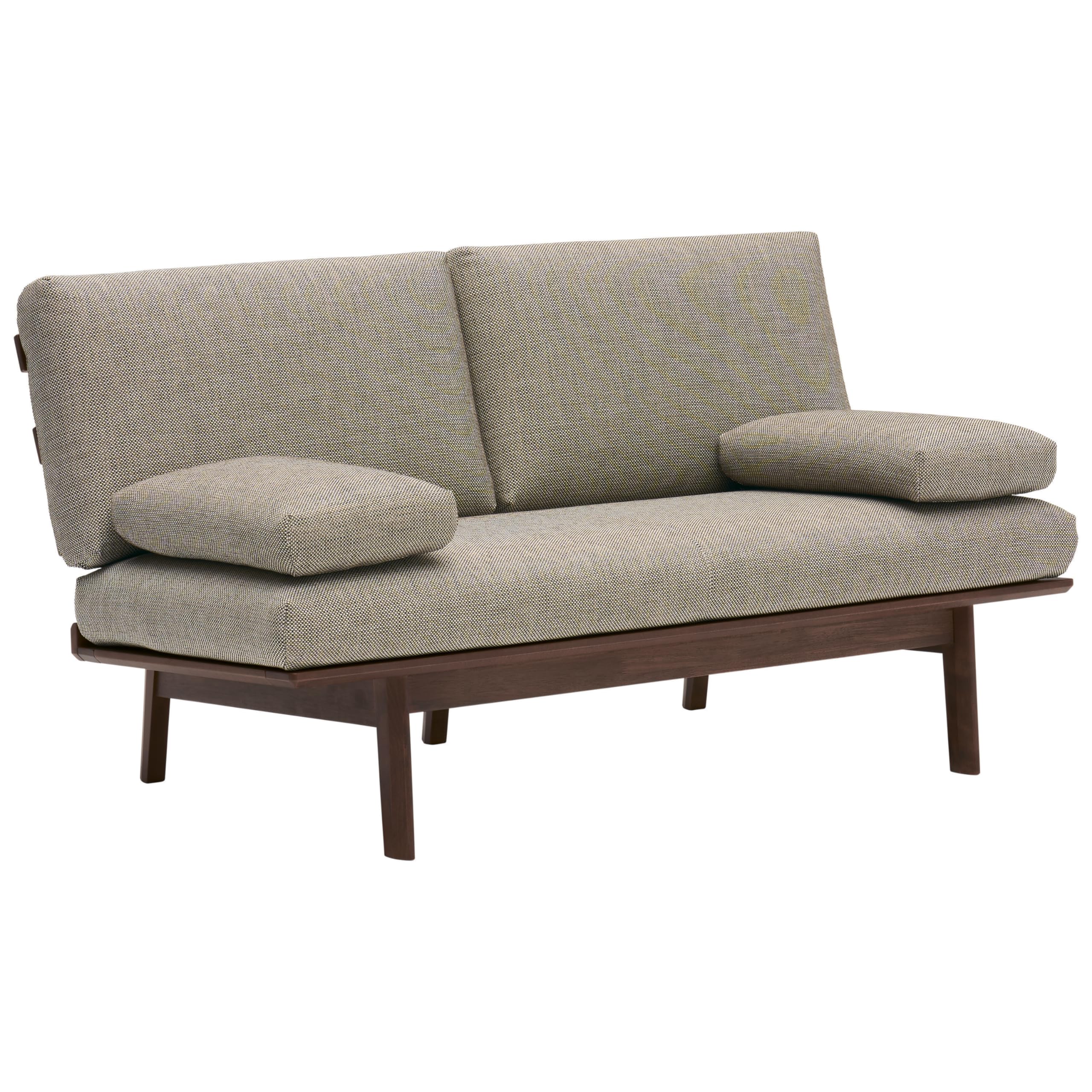 Amazon｜【カリモク正規品】ソファー 2人掛け ロング 布張 ブラウン幅