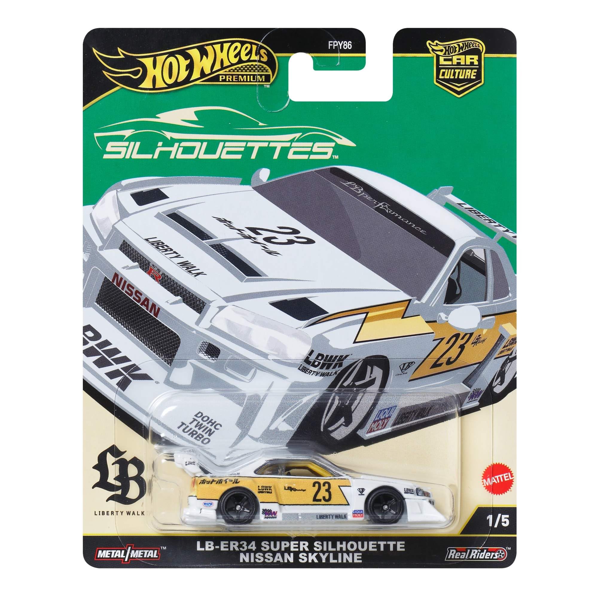 Hot Wheels Premium - LB-ER34 Super Silhouette Nissan Skyline (1/64