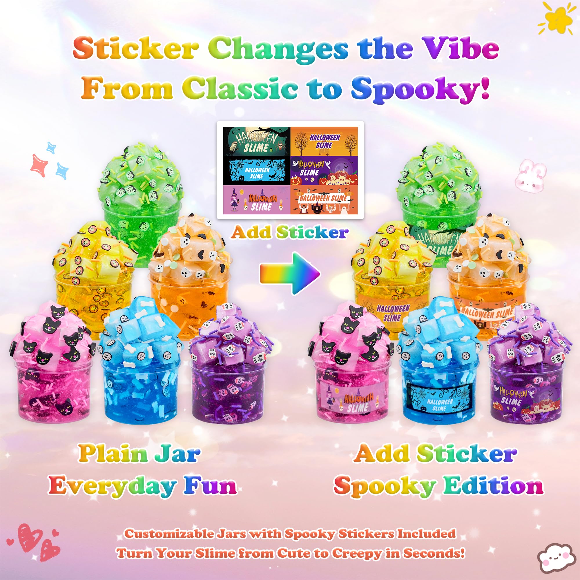 Amazon.co.jp: Funewest ハロウィンクリスタルスライムクリアスライム