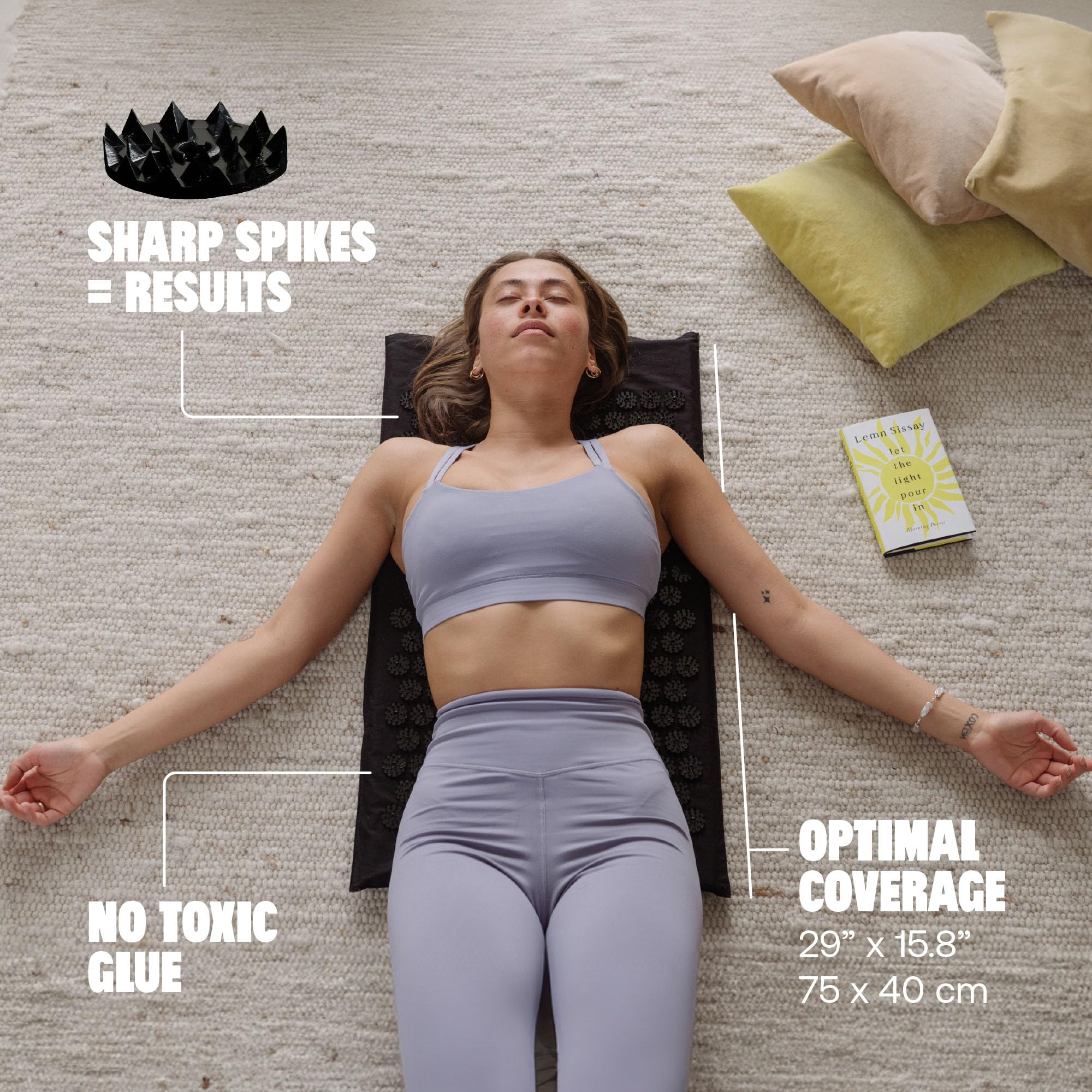 Amazon | 【正規品】シャクティ 指圧マット レバル② 黒、長めの専門家