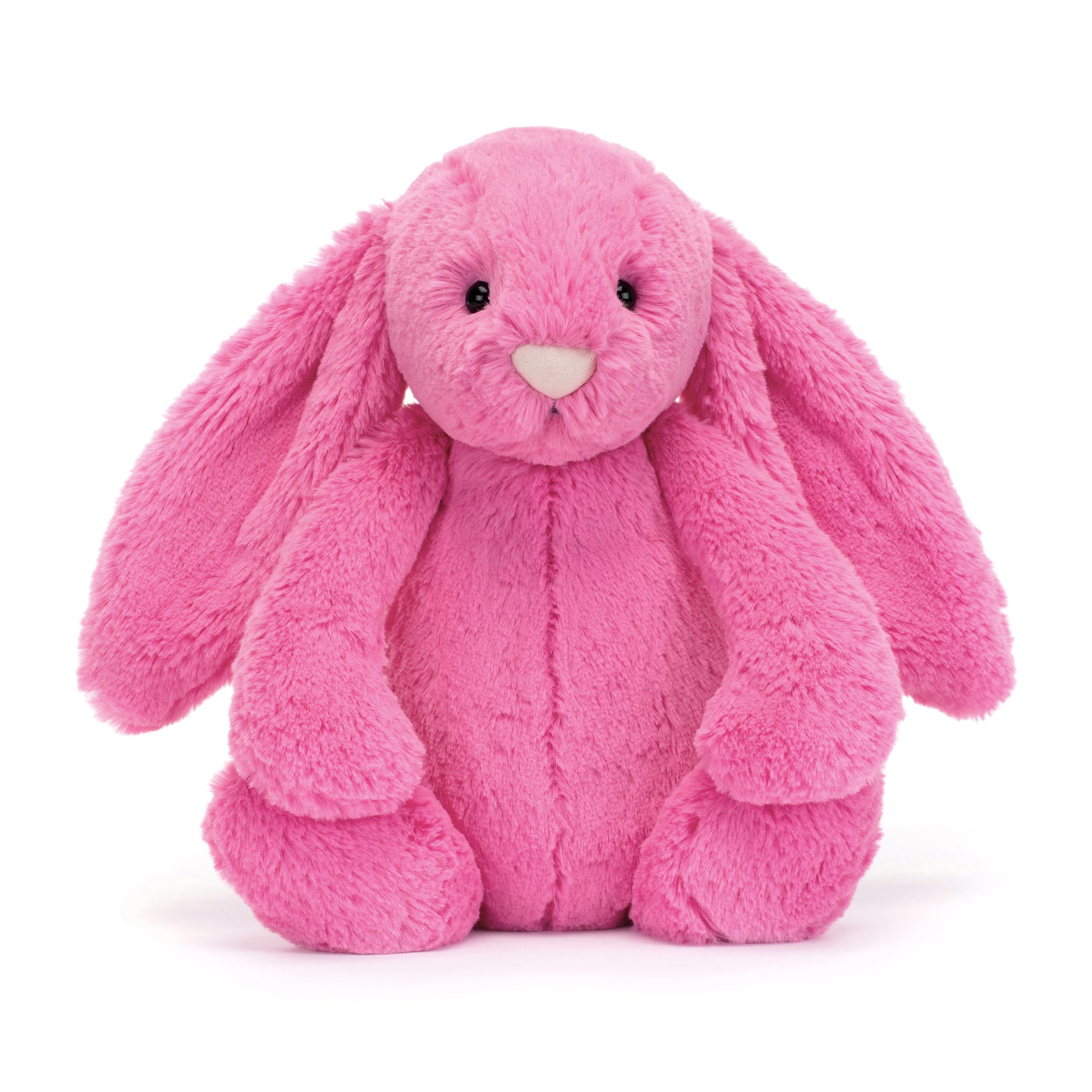Amazon.co.jp: Jellycat Bashful ホットピンクバニーぬいぐるみ M
