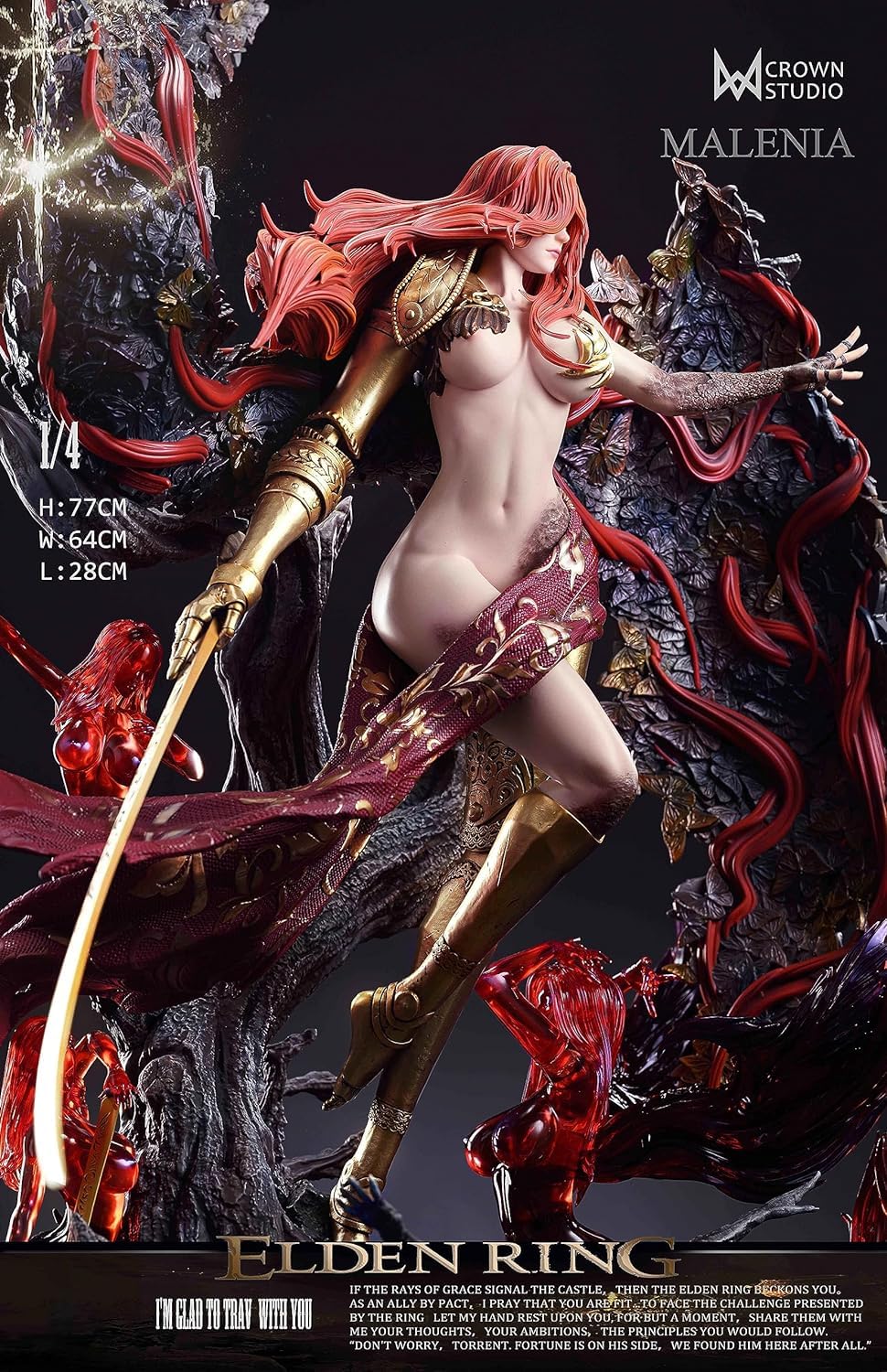 Amazon.co.jp: ミケラの刃 マレニア フィギュア 1/4スケール 塗装済み