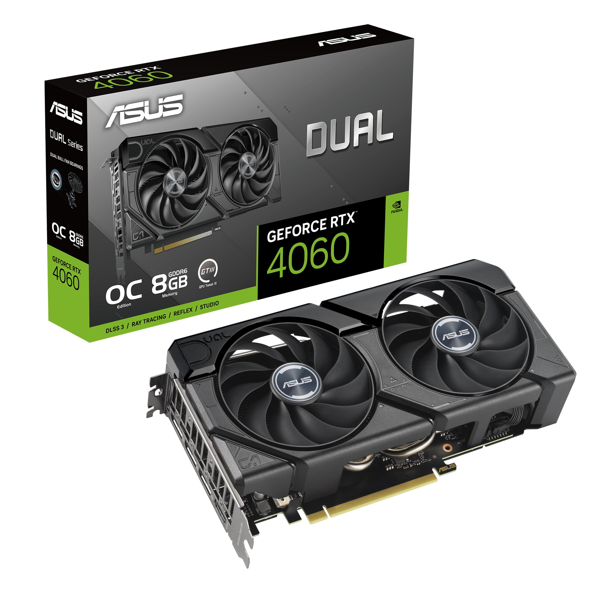 Amazon.com: ASUS Dual GeForce RTX™ 4060 EVO OC Edition 8GB GDDR6