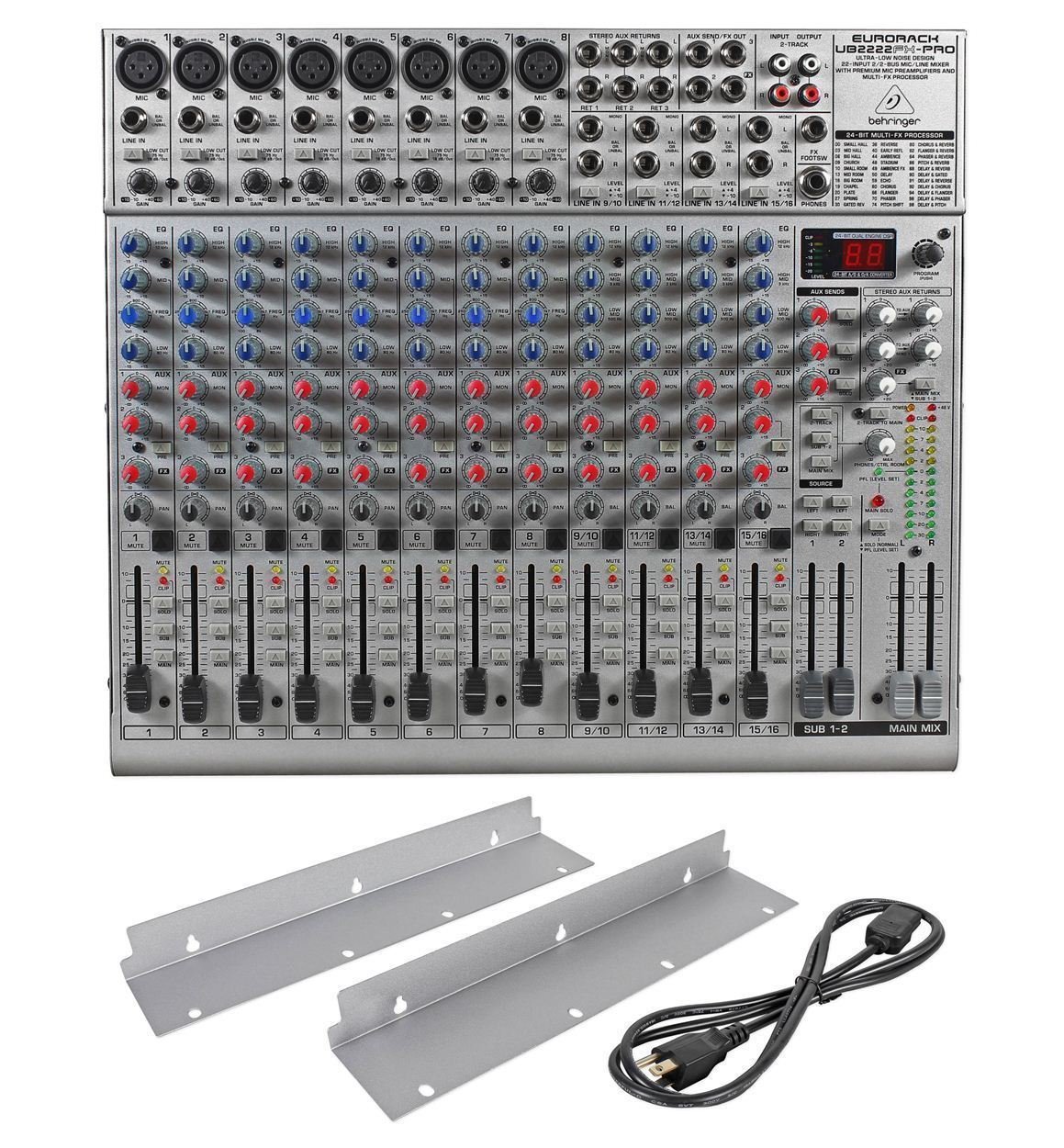 Amazon.com: Behringer EURORACK UB2222FX-PRO Ultra-Low Noise Design